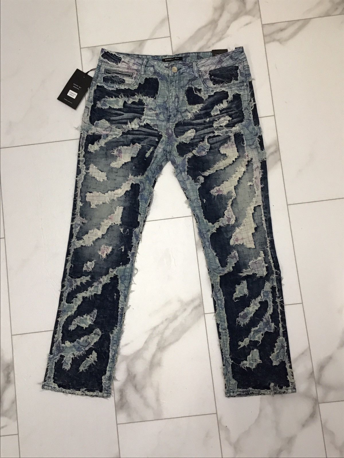 Other Embellish NYC Ace Boro Denim (Light Blue) Size US 40 / EU 56 - 1 Thumbnail