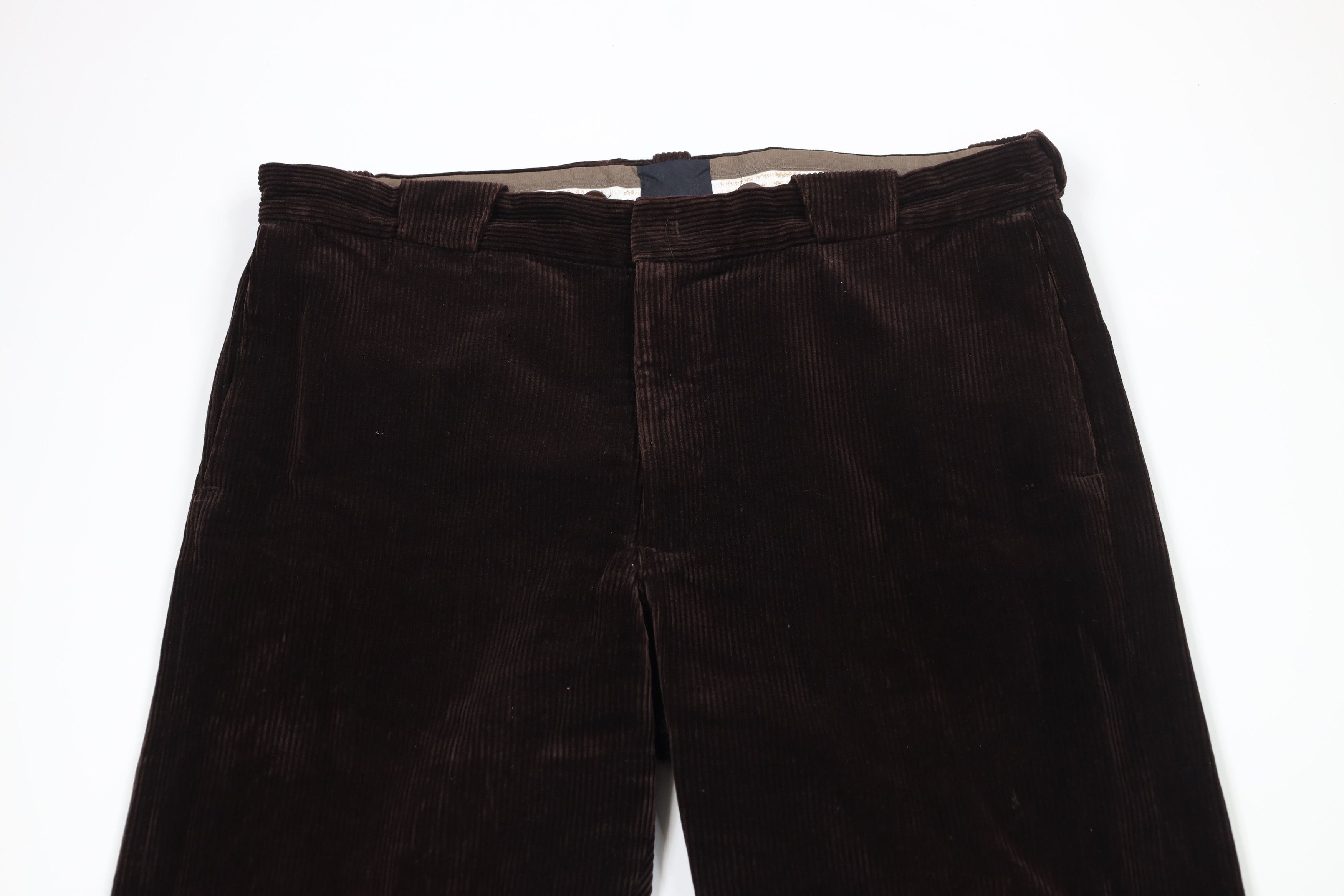 Vintage Vintage 90s Streetwear Wide Leg Corduroy Pants Brown Size US 38 / EU 54 - 2 Thumbnail