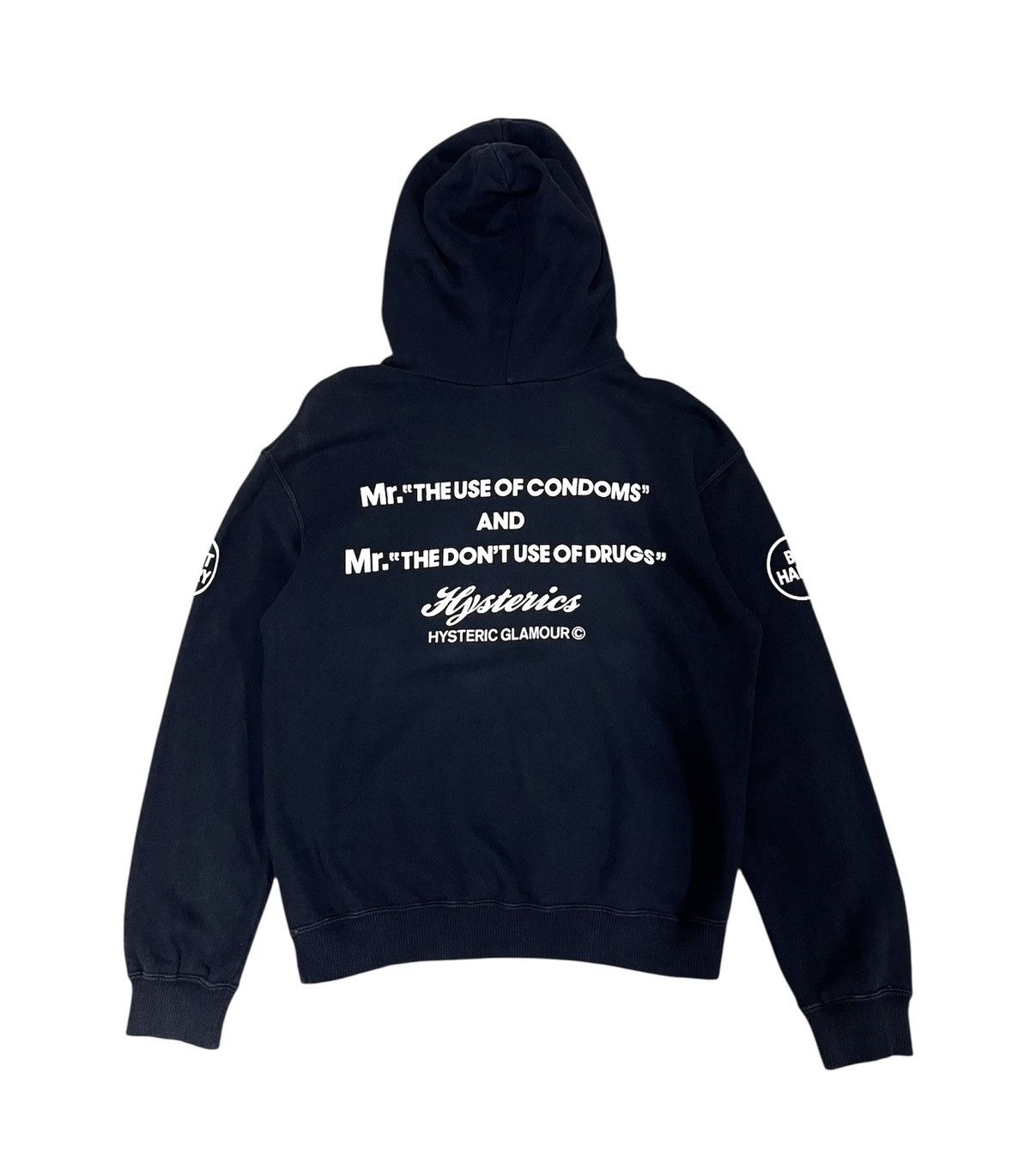 Hysteric Glamour HYSTERIC GLAMOUR DONT WORRY BE HAPPY PULLOVER JAPAN HOODIE Size US M / EU 48-50 / 2 - 9 Thumbnail
