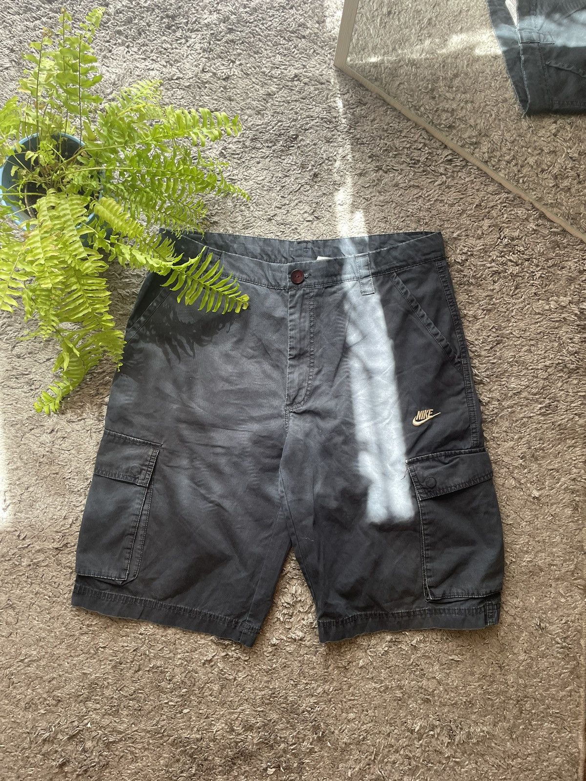 Nike × Vintage 00s Shorts Nike Vintage Streetwear Rare Logo Size US 32 / EU 48 - 3 Thumbnail