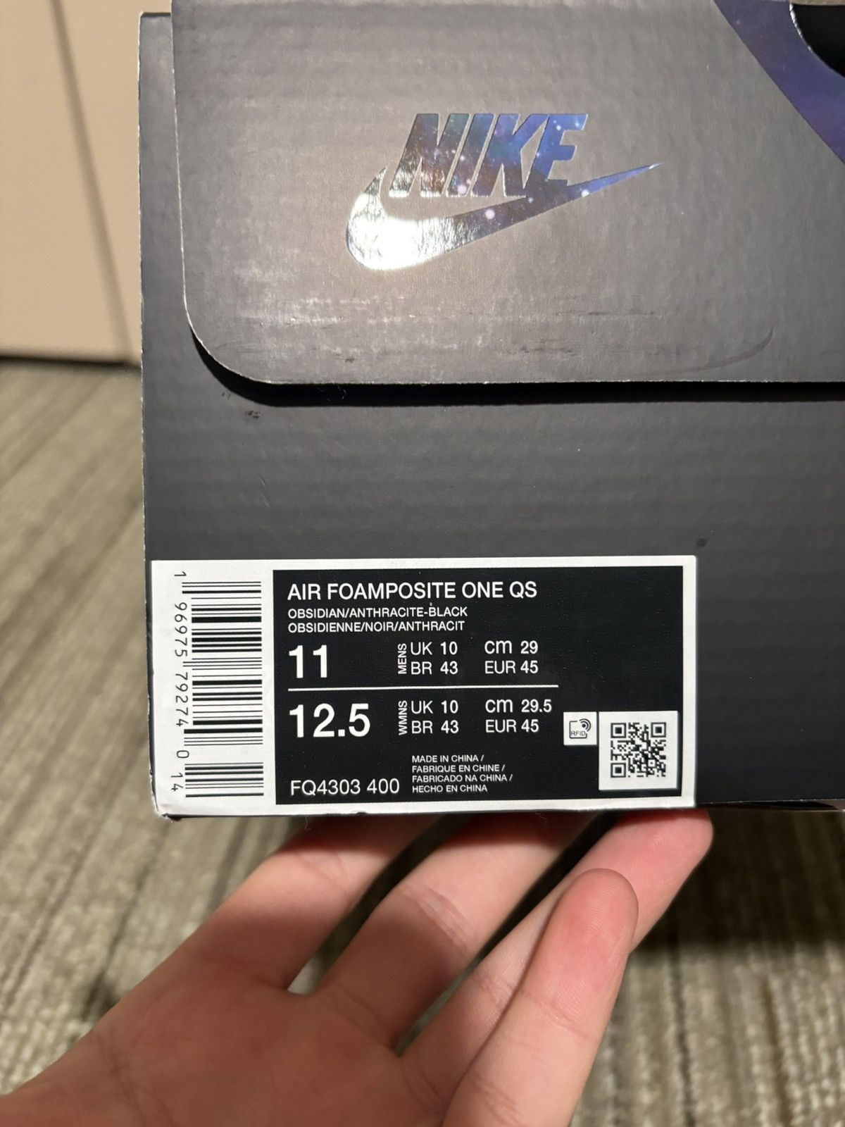 Nike Nike Foamposite "Galaxy" (2025) Size US 11 / EU 44 - 7 Thumbnail