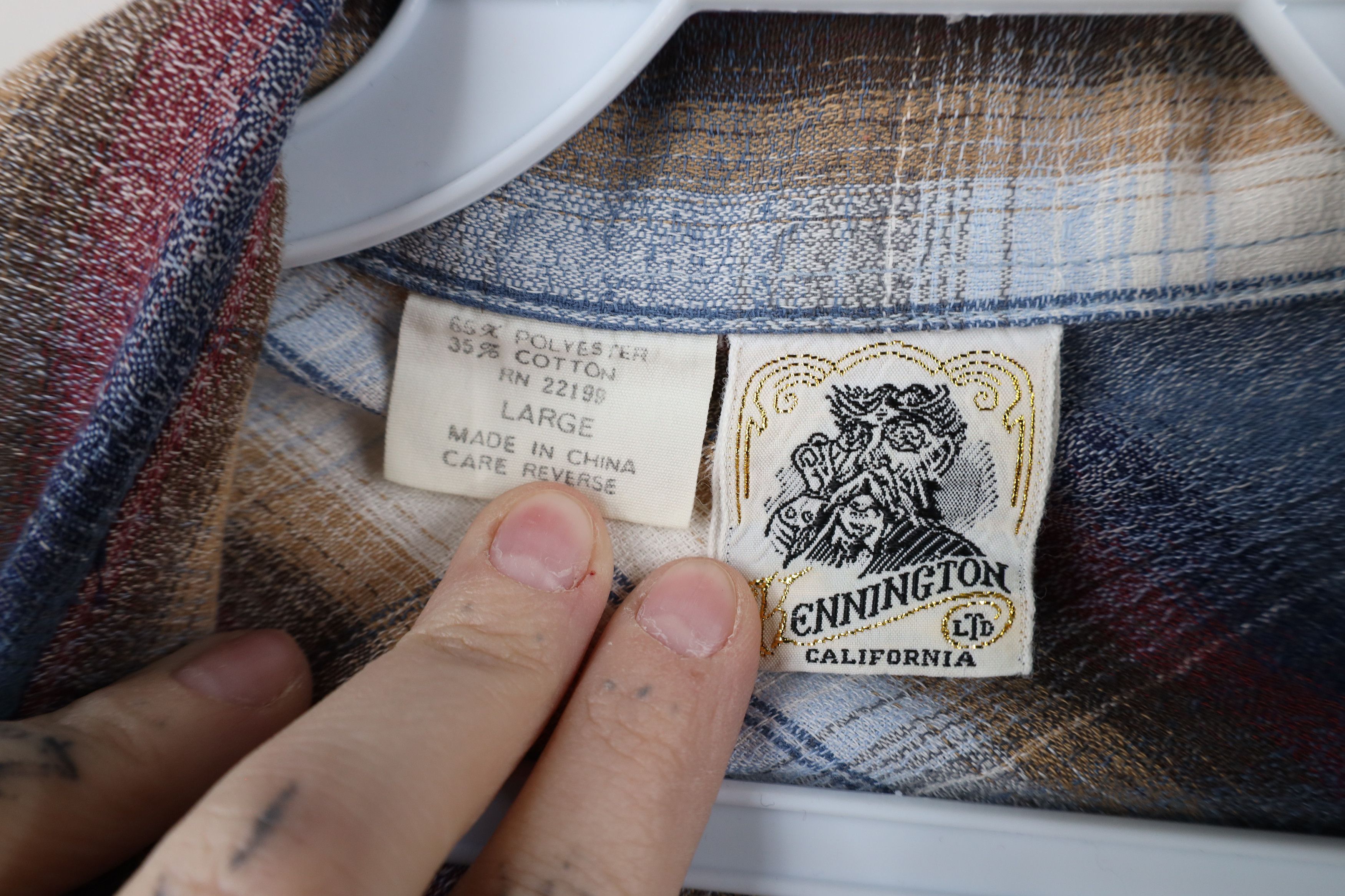 Vintage Vintage 70s Streetwear Striped Western Snap Button Shirt Size US L / EU 52-54 / 3 - 10 Thumbnail