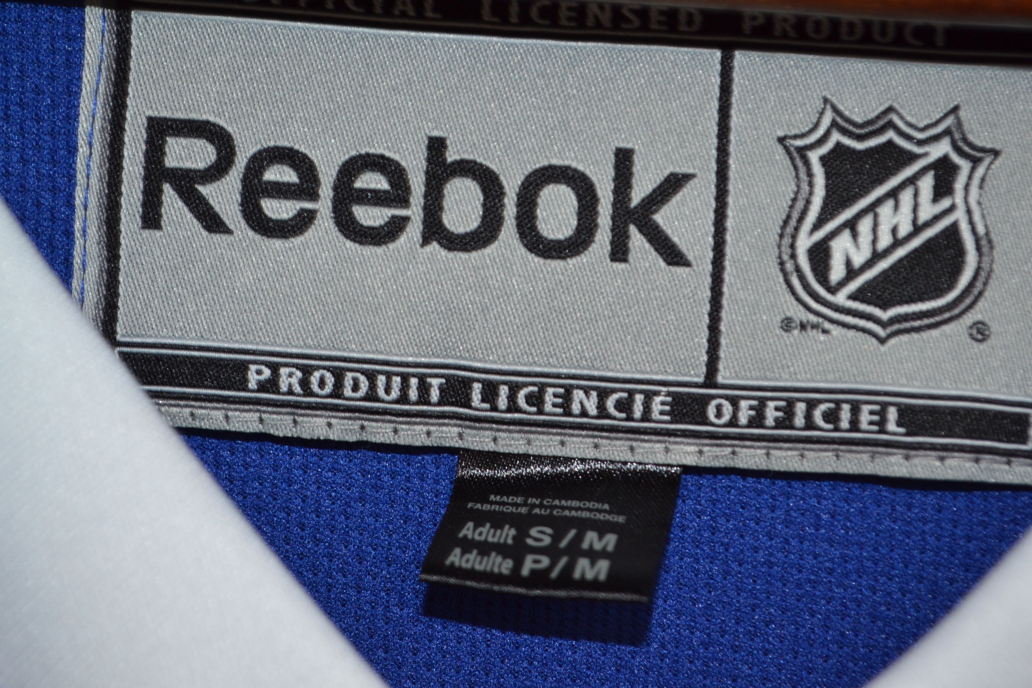 Reebok Toronto Maple Leafs Reebok S/M Adult 2014 3 stripe Jersey Size US M / EU 48-50 / 2 - 9 Thumbnail
