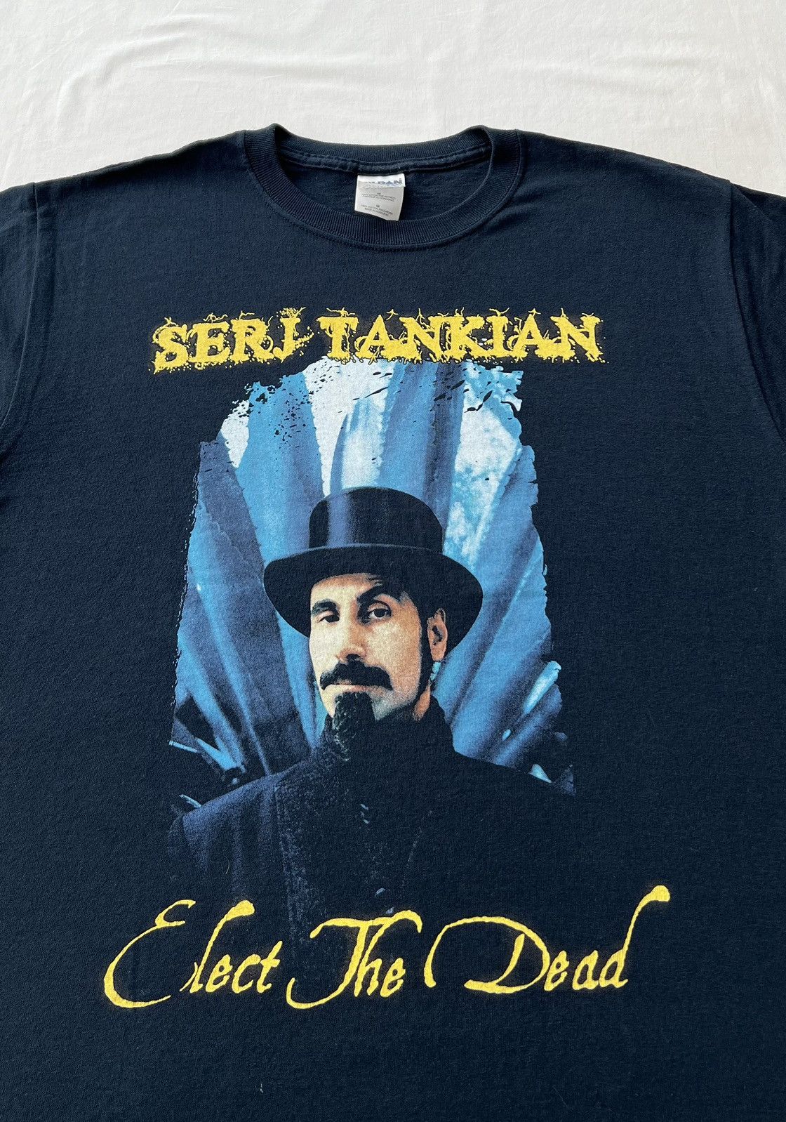 Band Tees Vintage 2000s Serj Tankian Elect the Dead Black T-shirt Size US M / EU 48-50 / 2 - 4 Thumbnail