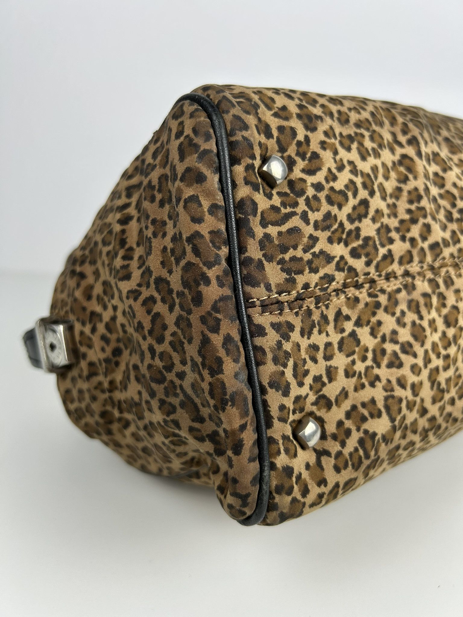 Bottega Veneta Vintage Bottega Veneta leopard print mini boston bag Size ONE SIZE - 14 Thumbnail