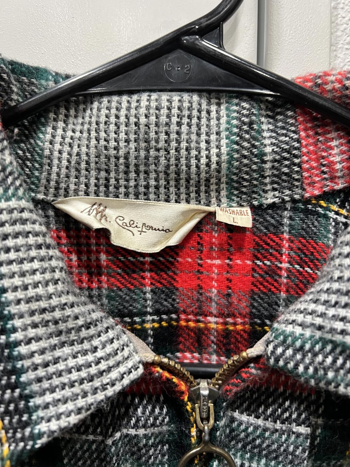 Other 40/50s Mr.California Zip up Wool Flannel Size US L / EU 52-54 / 3 - 2 Thumbnail