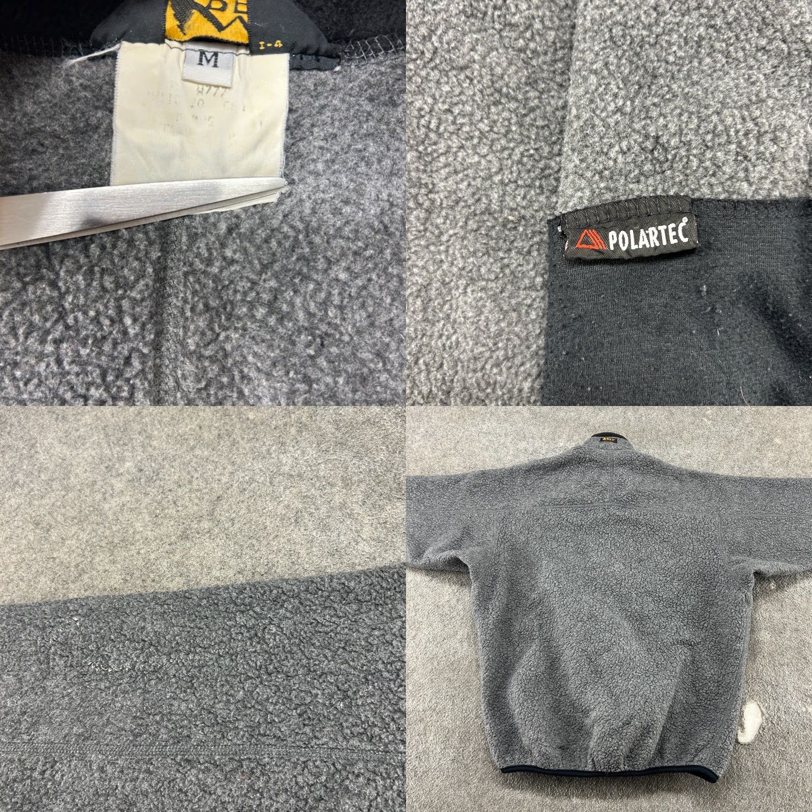Vintage VINTAGE REI Jacket Mens M Grey Fleece Mock Full Zip Polartec Talon 80s Size US M / EU 48-50 / 2 - 8 Thumbnail