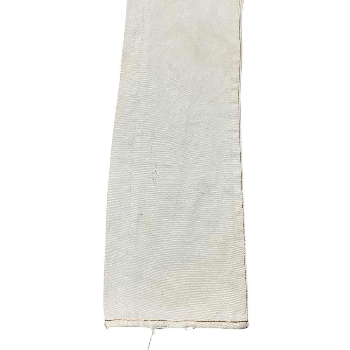 GOA G.O.A White Vintage Distressed Denim Size US 28 / EU 44 - 8 Thumbnail