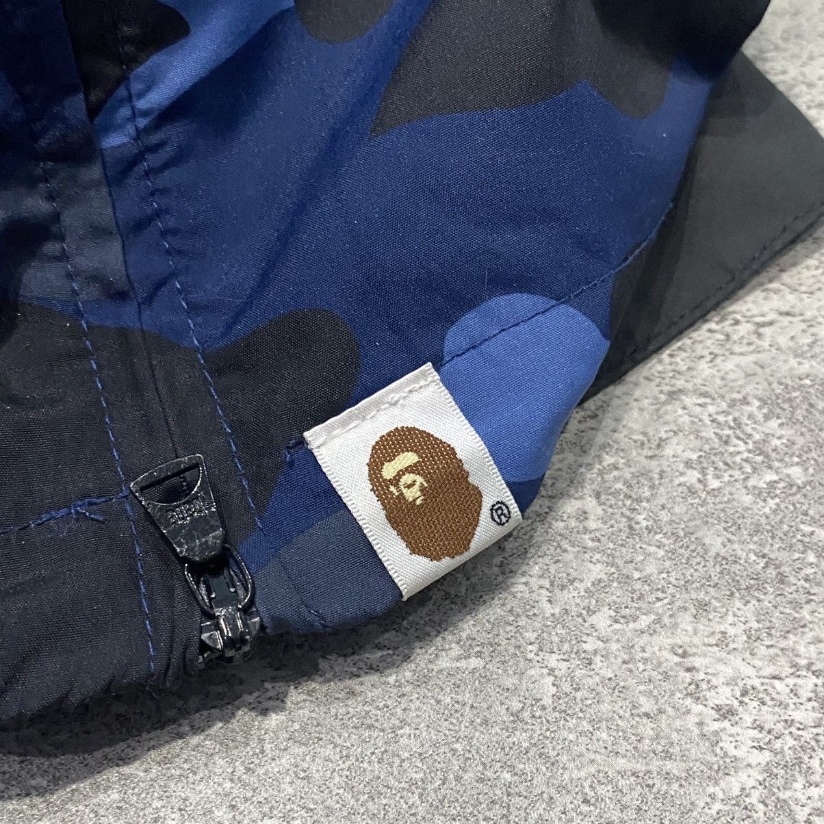 Bape Bapesta Blue Camo Cycle Jacket Size US XXL / EU 58 / 5 - 4 Thumbnail
