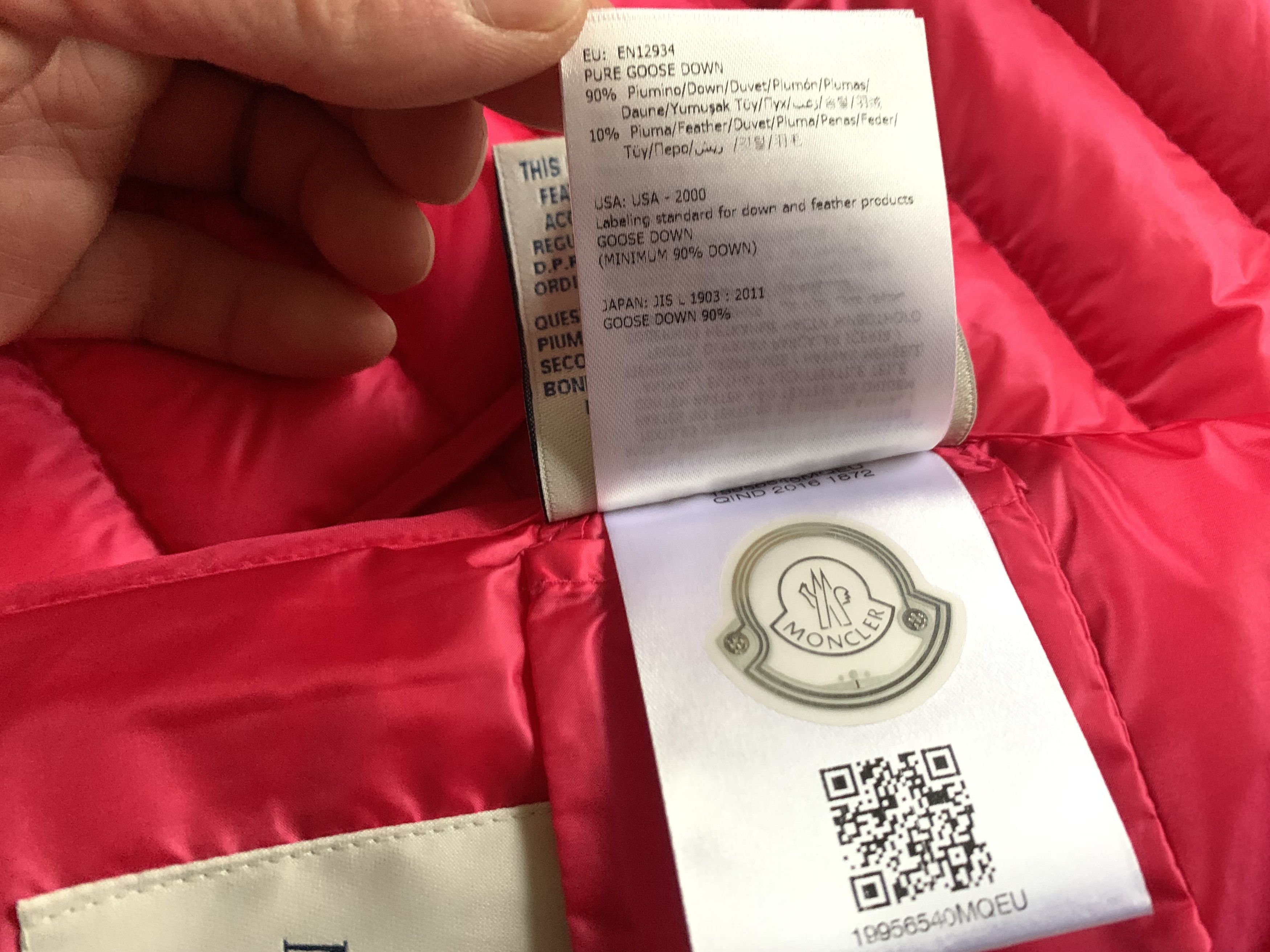 Moncler Kids Moncler Longue Saison Pink Quilted Jacket Size XXS / US 00 / IT 34 - 12 Thumbnail