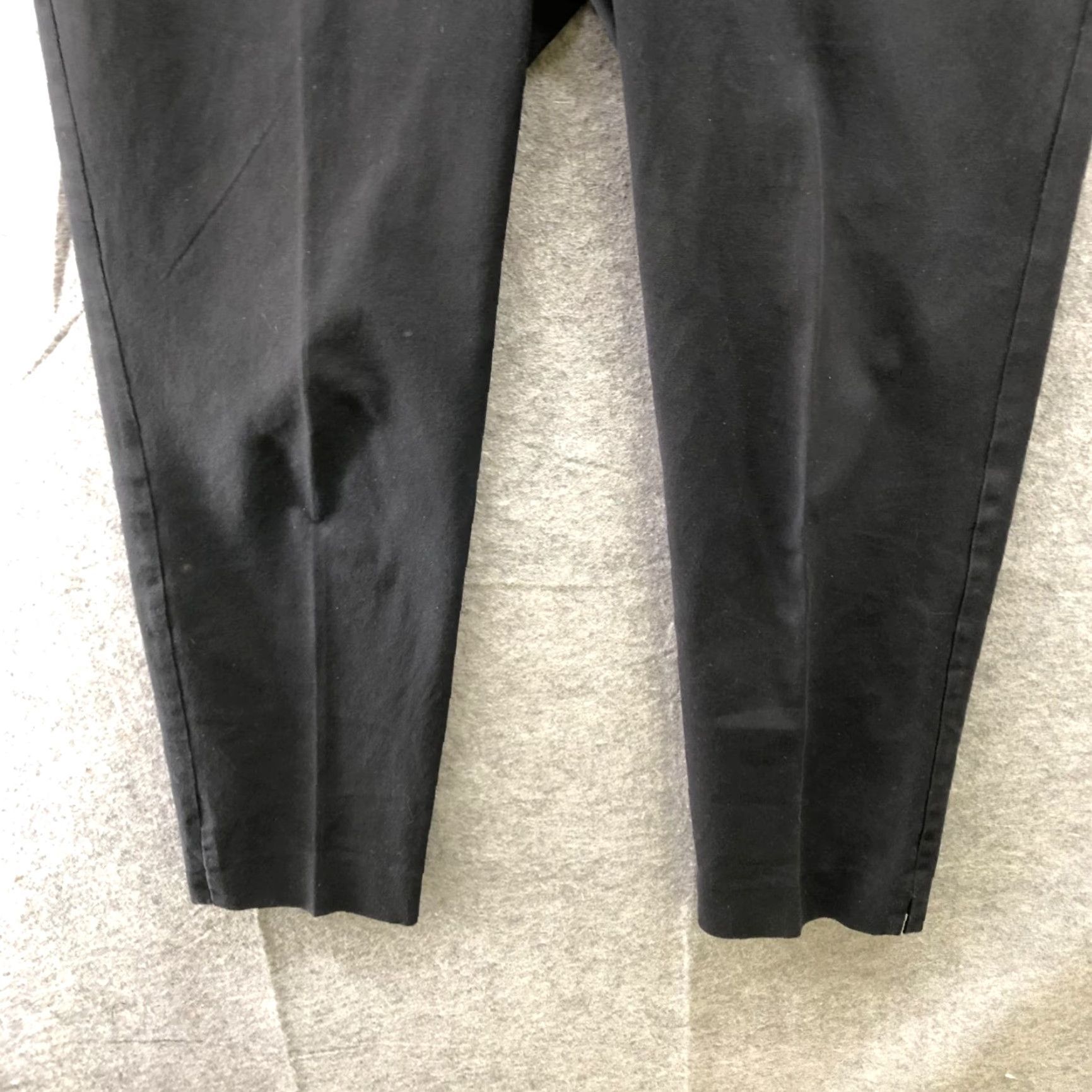 Talbots VINTAGE? No. Talbots Chatham Ankle Pants Womens 12 Black Chino Slim Stretch Size 34" / US 12 / IT 48 - 4 Thumbnail