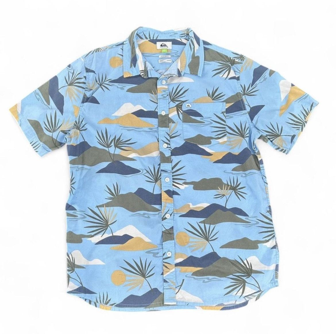 Quiksilver Quiksilver - (M) Regular Fit Short Sleeve Button Up Size US M / EU 48-50 / 2 - 1 Thumbnail