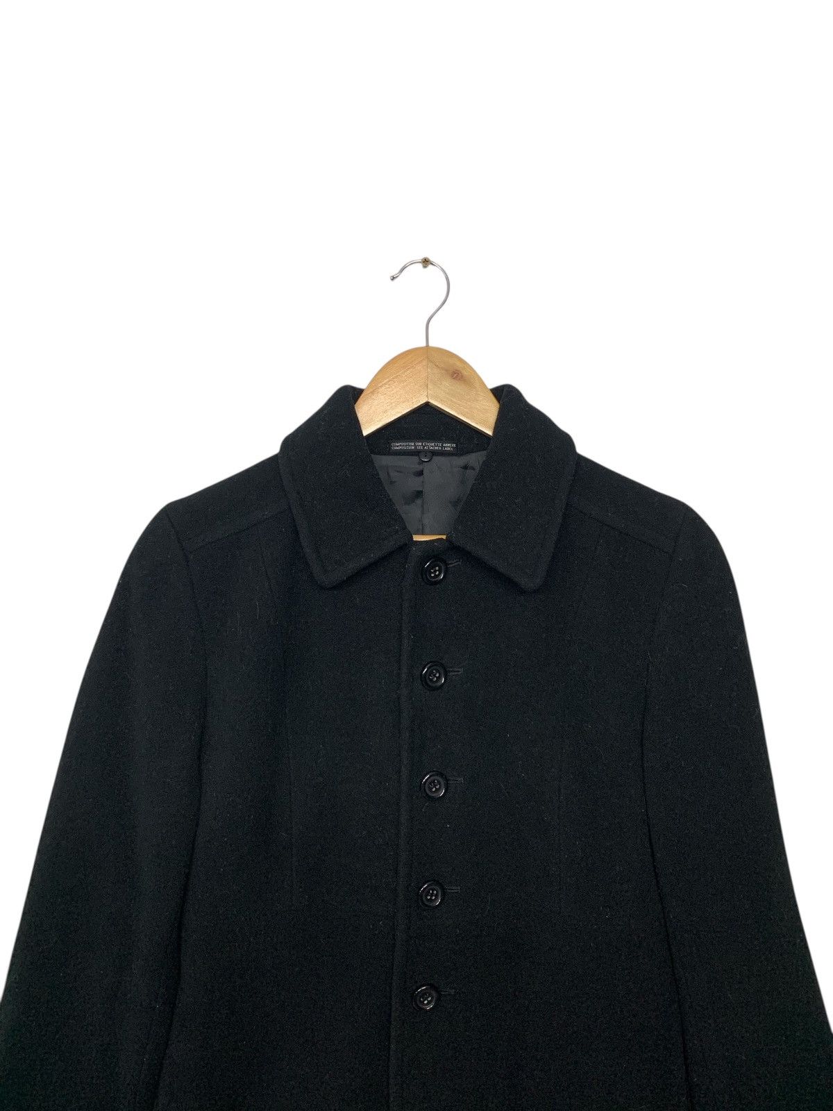 Designer × Japanese Brand × Yohji Yamamoto Binicocchi X Ined Yohji Yamamoto Wool Long Jacket Size S / US 4 / IT 40 - 5 Thumbnail