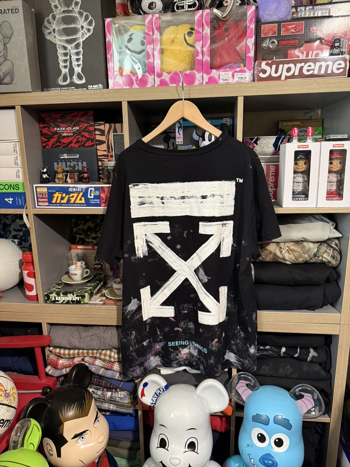 Off-White Off-White Black Seeing Things T-shirt Size US L / EU 52-54 / 3 - 2 Thumbnail
