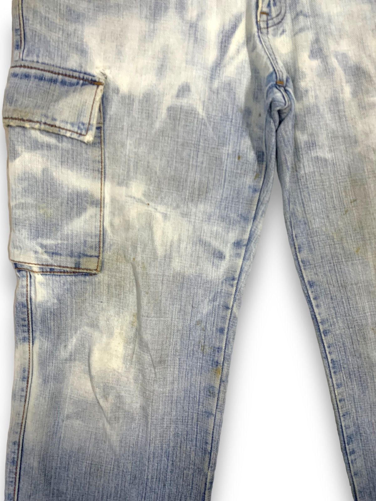 Japanese Brand Vintage Japanese Brand Dirty Mud Wash Baggy Cargo Jeans Size US 32 / EU 48 - 6 Thumbnail