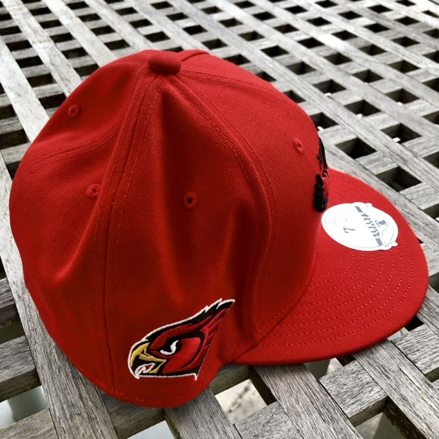 Mitchell & Ness Atlanta Hawks 90s Retro Logo Patch NBA HWC Fitted Hat 7 3/8 Size ONE SIZE - 3 Thumbnail