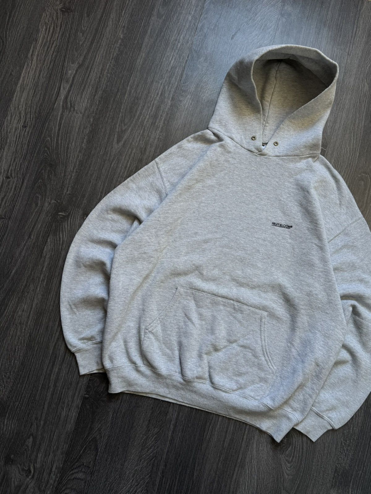 Fruit Of The Loom × Vintage 90s Vintage Fruit of The Loom Hooddie Size US L / EU 52-54 / 3 - 2 Thumbnail
