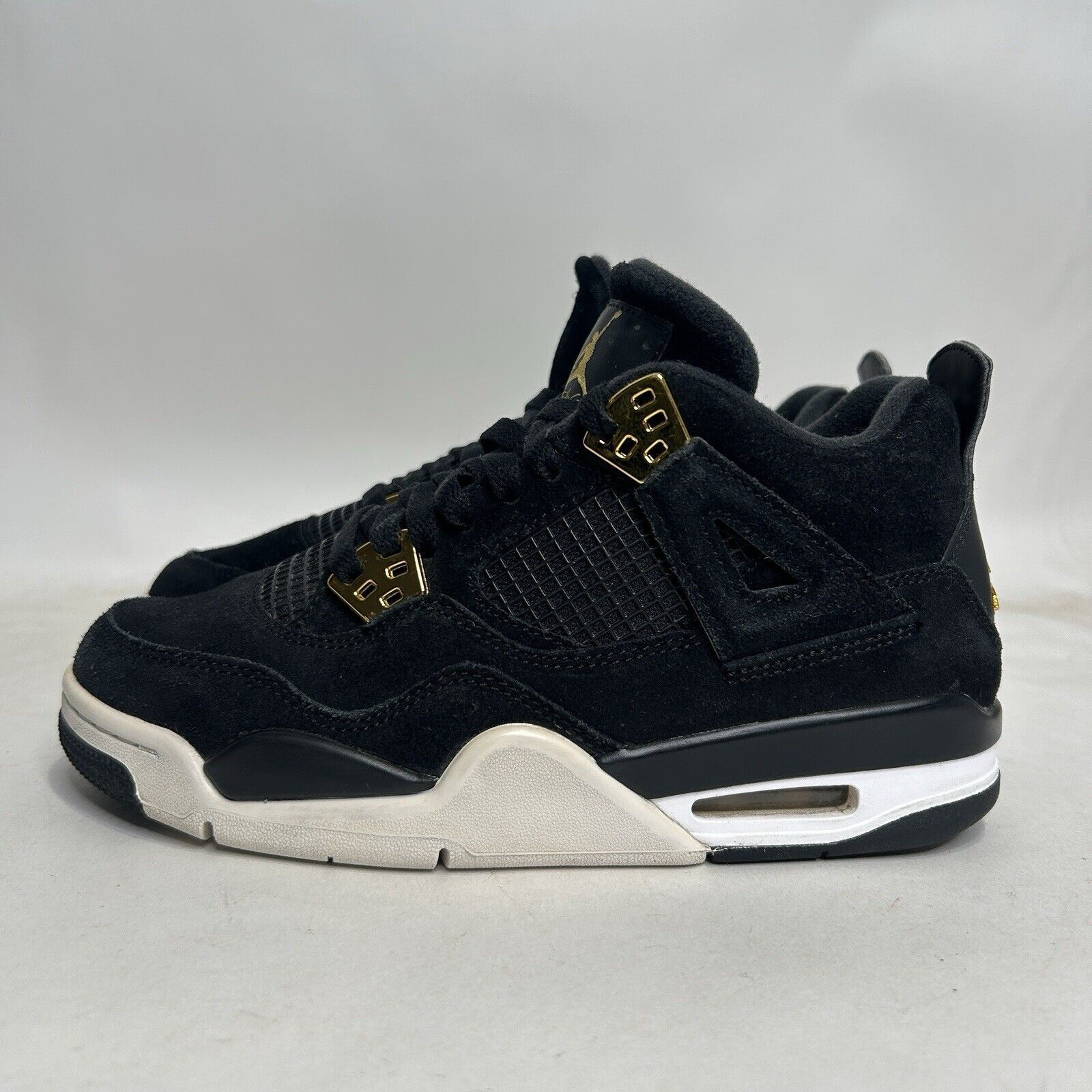 Nike Nike Air Jordan 4 Retro BG “Royalty/Black Gold” 2024 Size US 8.5 / IT 38.5 - 6 Thumbnail