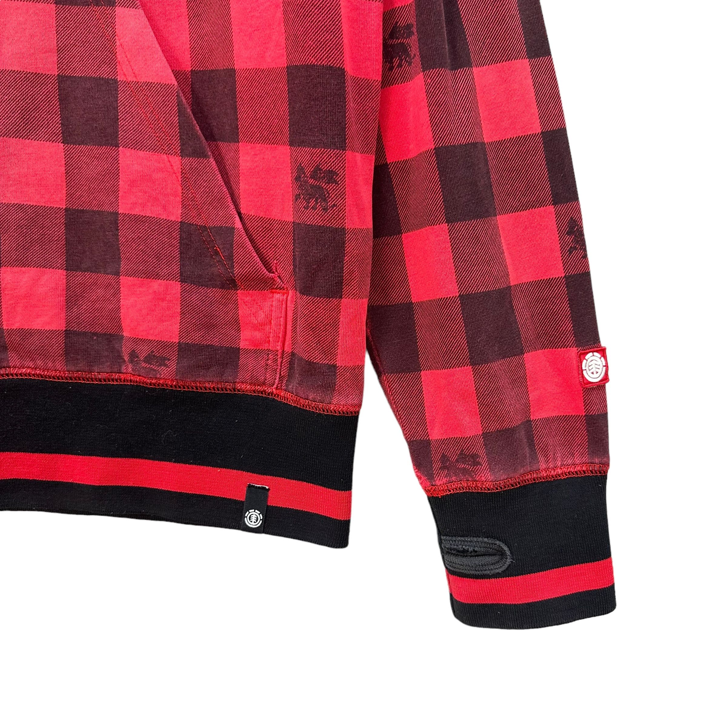 Element ELEMENT SKATEBOARDS CHECKED/PLAID ZIPPER HOODIES #8691-021 Size US L / EU 52-54 / 3 - 7 Thumbnail