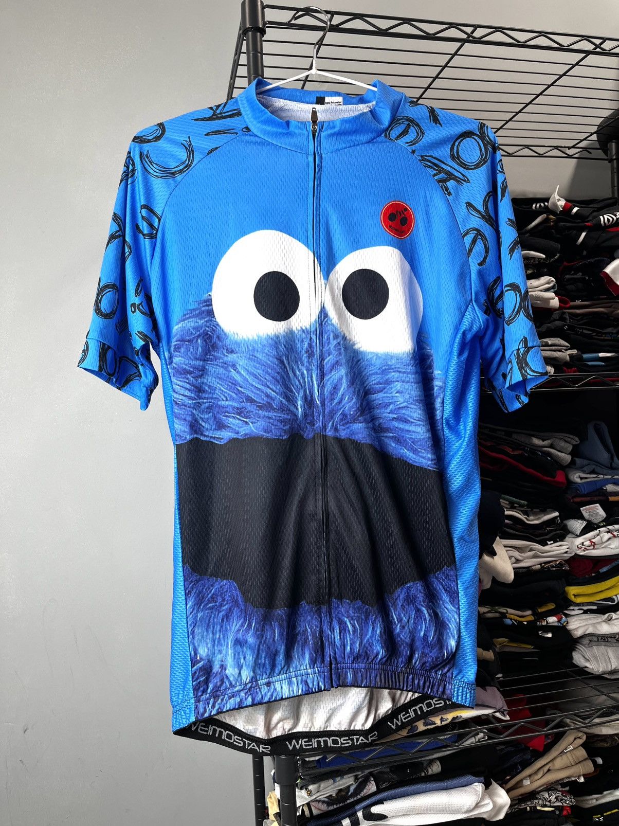 Bicycle Bicycle Jersey Ride Bike Eat Cookie T Shirt Cycling Riding Size US L / EU 52-54 / 3 - 2 Thumbnail