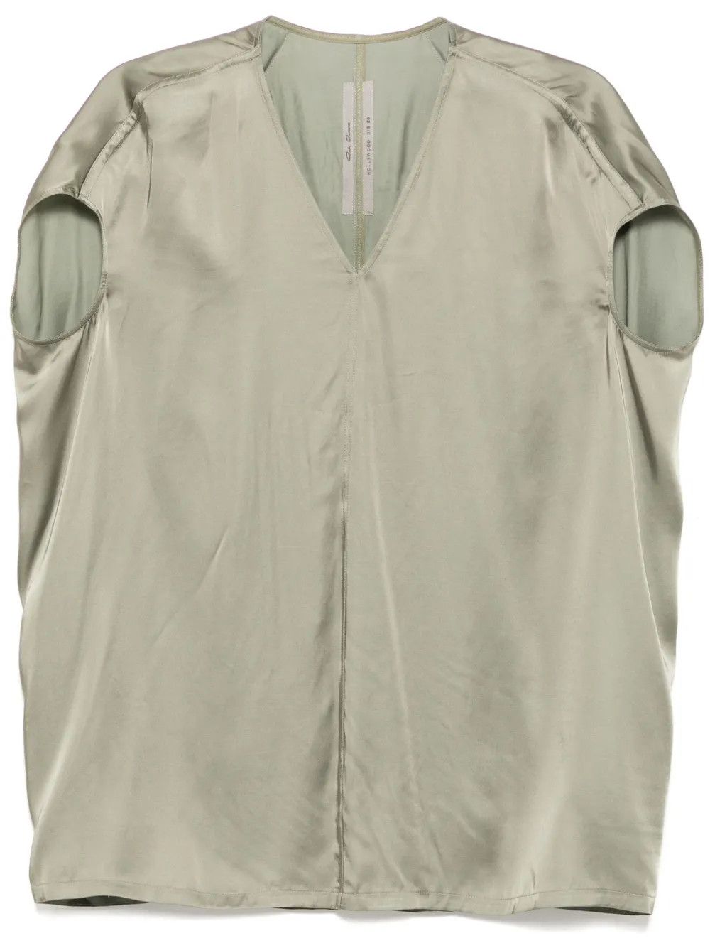 Rick Owens o1y0126 Blouse in Sage Green Size XS / US 0-2 / IT 36-38 - 1 Thumbnail