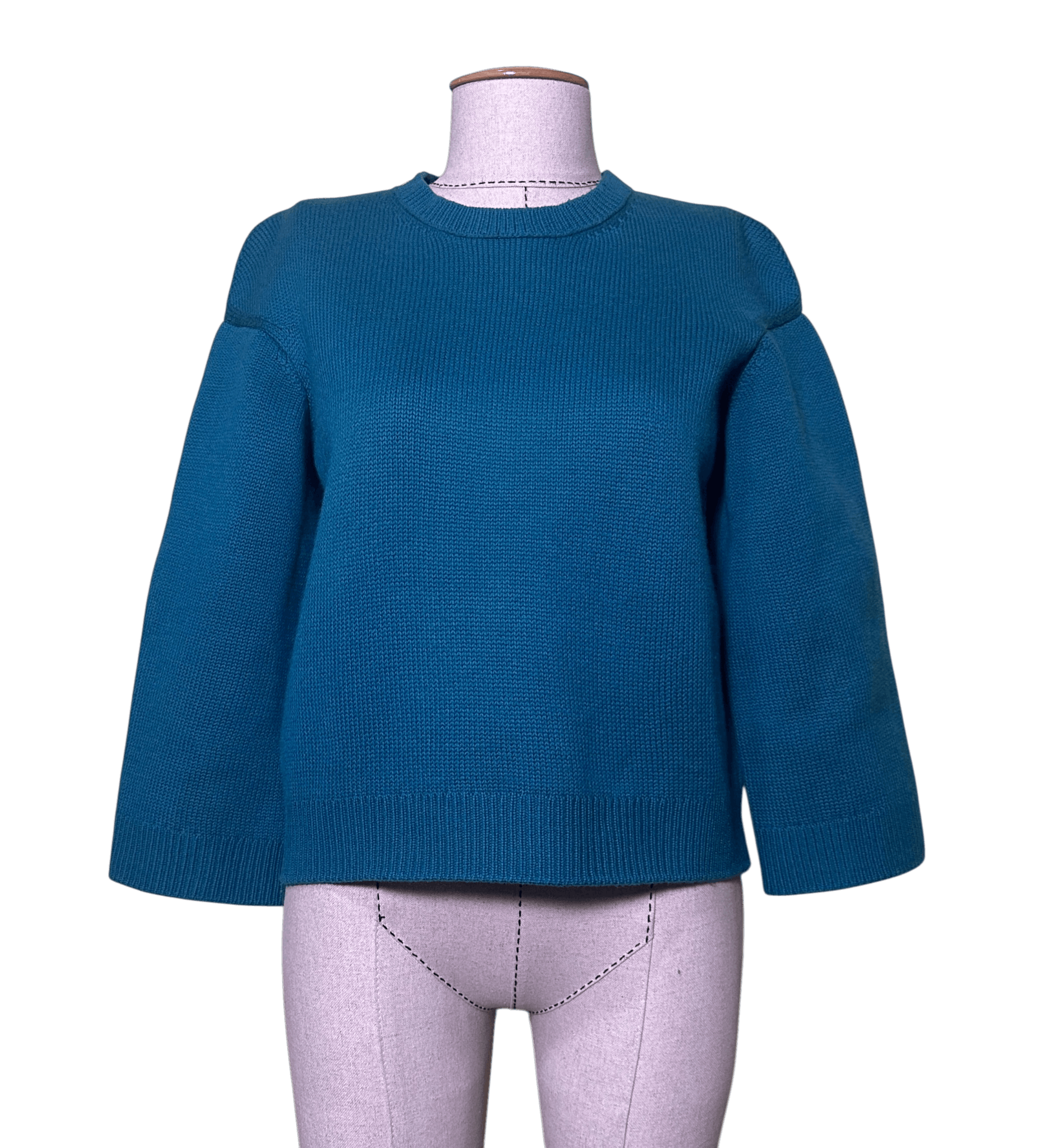 Miu Miu Turquise wool jumper Size S / US 4 / IT 40 - 1 Thumbnail