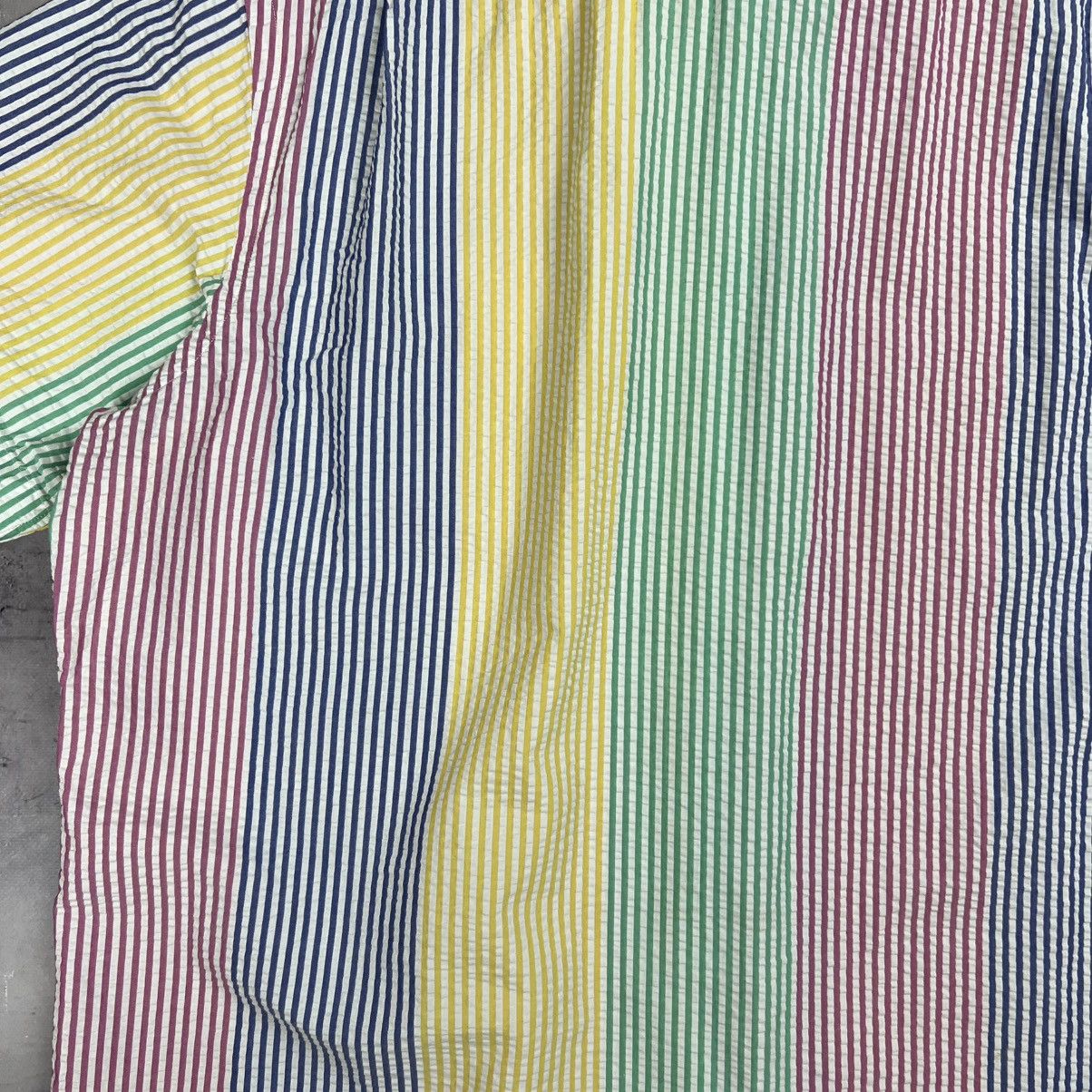 Other Rare! Polo Ralph Lauren Striped Waffle Button Up Old Money Size US XL / EU 56 / 4 - 19 Thumbnail
