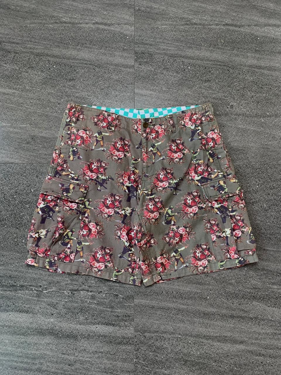 PHENOMENON FREE TAX! Soldier Floral Cargo Shorts - 33” Size US 33 - 2 Thumbnail
