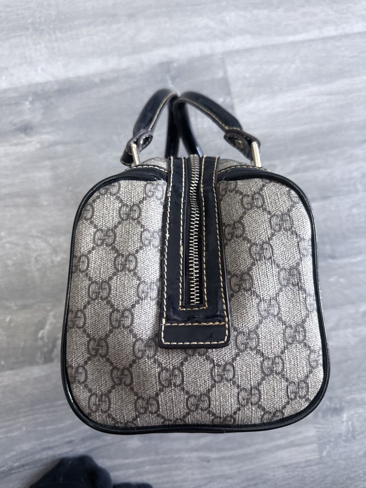Gucci GUCCI Handbag 269876 Mini Boston GG canvas leather beige Size ONE SIZE - 2 Thumbnail