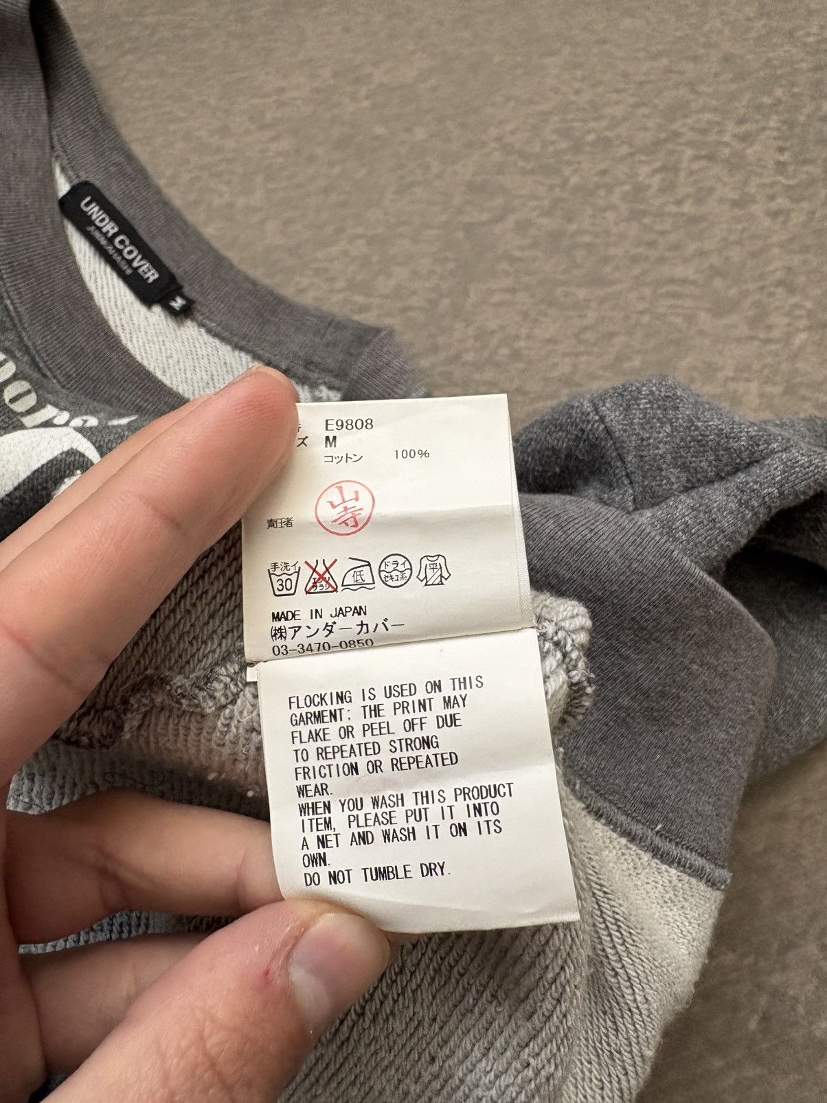 Undercover RARE Undercover SS10 light labolatories crewneck Size US M / EU 48-50 / 2 - 5 Thumbnail