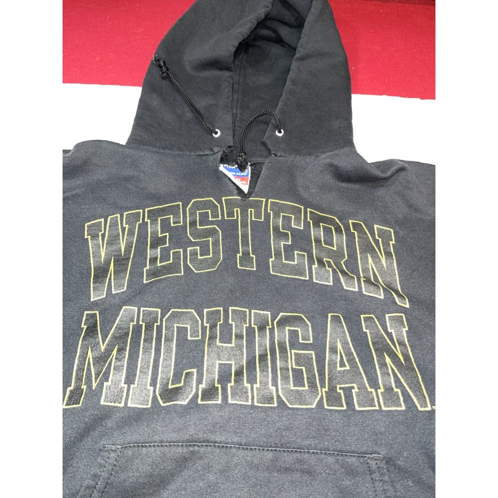 Champion VINTAGE Champion Hoodie Western Michigan University Black WMU Broncos Pullover Men's S Ng Size US S / EU 44-46 / 1 - 3 Thumbnail