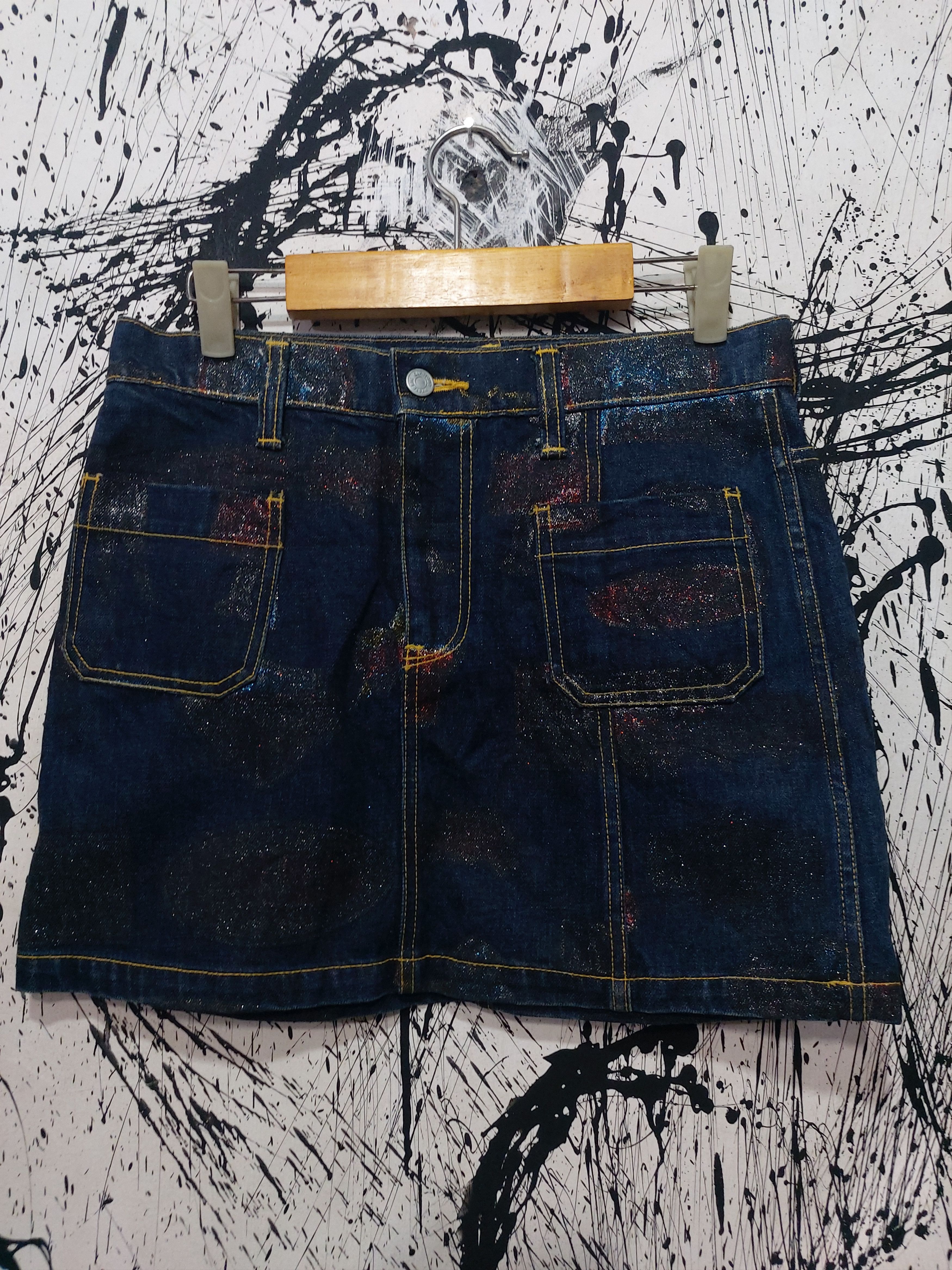 Hysteric Glamour HYSTERIC GLAMOUR MINI SKIRTS GLITTER Size 32" / US 10 / IT 46 - 1 Thumbnail