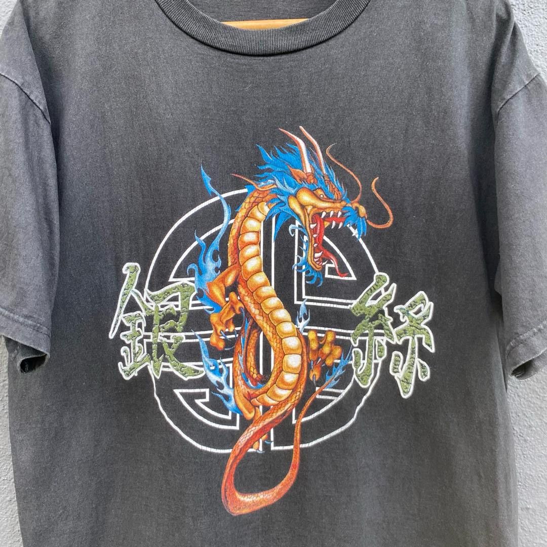 Other Thrashed faded dragon streetwear tee Size US L / EU 52-54 / 3 - 2 Thumbnail