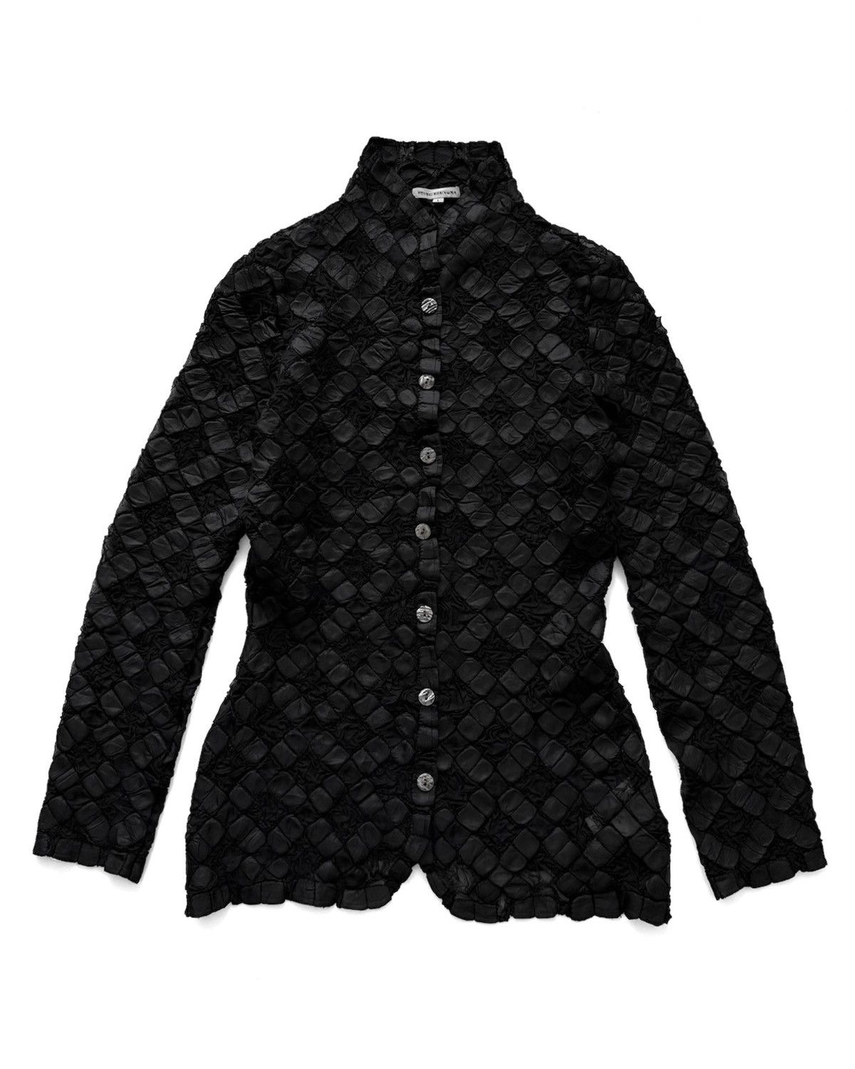 Issey Miyake VINTAGE YOSHIKI HISHINUMA WRINKLE PLEATS SHIRT Size S / US 4 / IT 40 - 5 Thumbnail