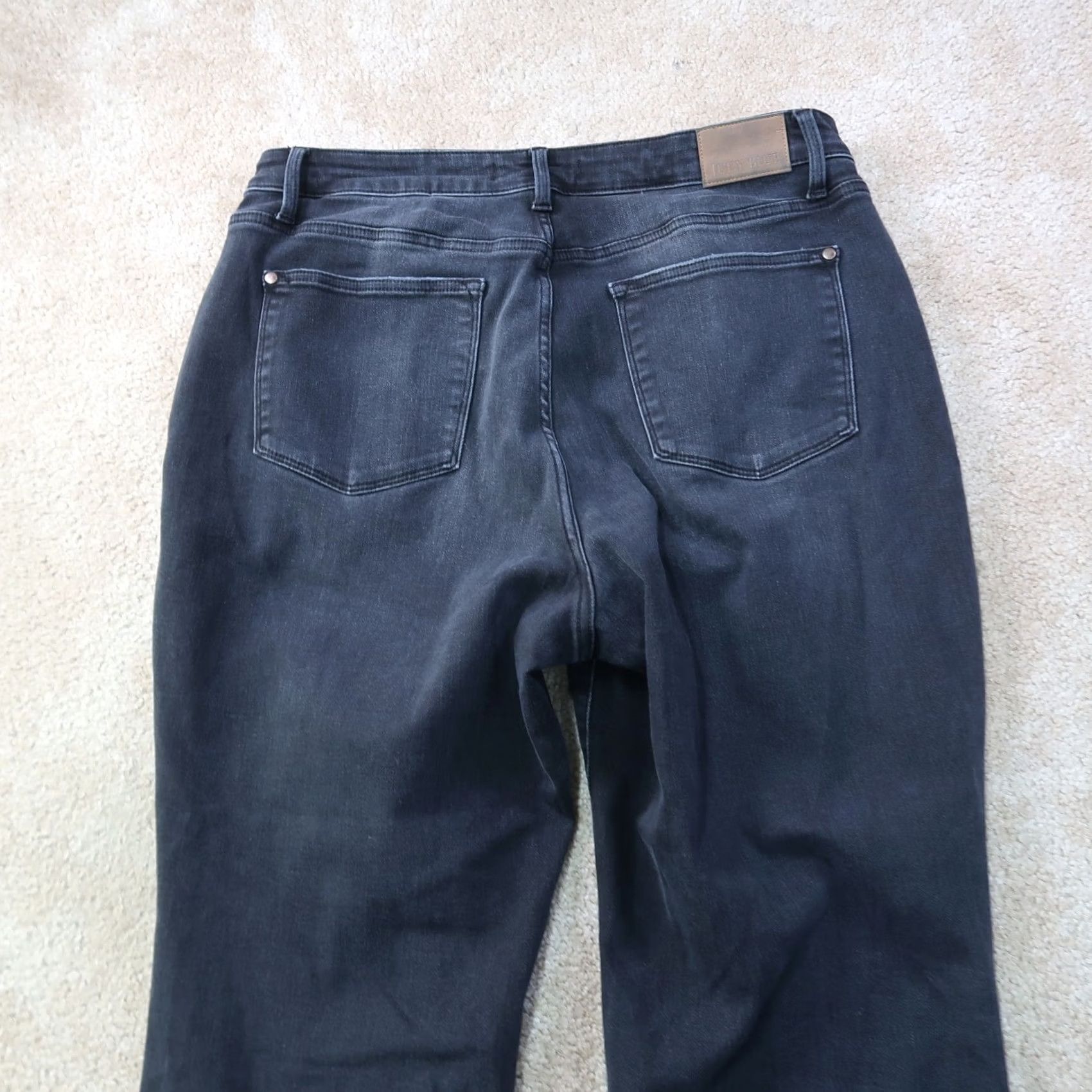 Vintage Judy Blue High Rise Straight Jeans Women's 20W Black Stretch Denim Jeans 5-Pocket Regular fit Vintage: No 30in Inseam Plus Size Pant Mens? Size 42" / US 20 - 6 Thumbnail