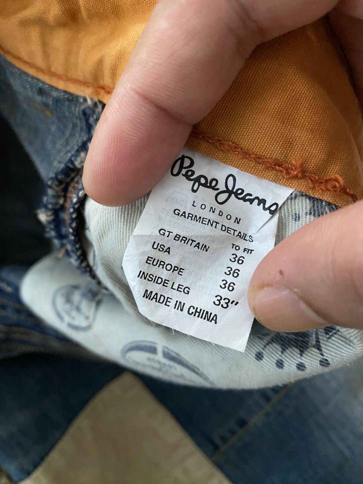 Japanese Brand PEPE JEANS patcwork style Baggy denim pants Kapital style Size US 30 / EU 46 - 12 Thumbnail