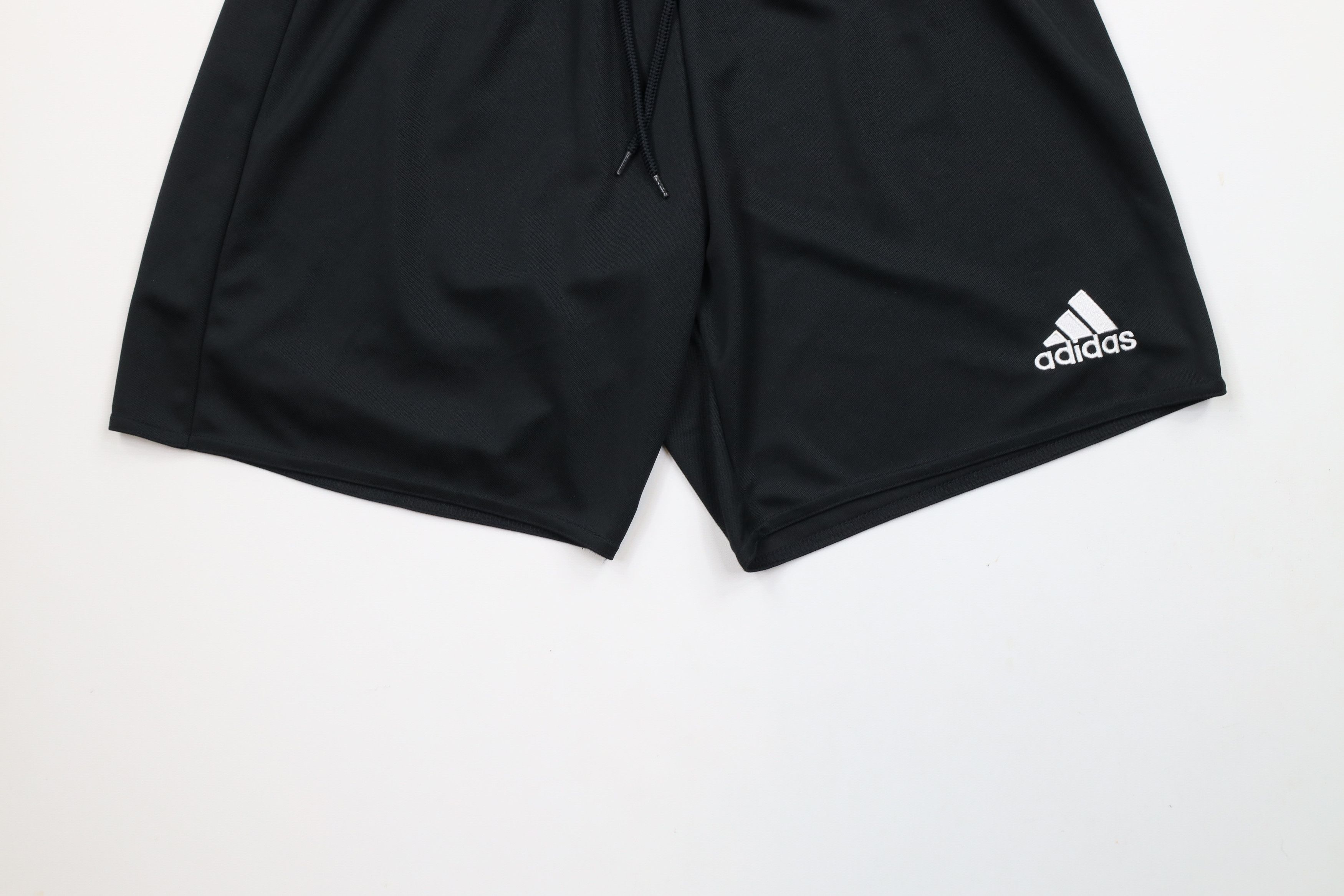 Adidas × Vintage Vintage Adidas Spell Out Running Jogging Soccer Shorts Black Size US 32 / EU 48 - 4 Thumbnail
