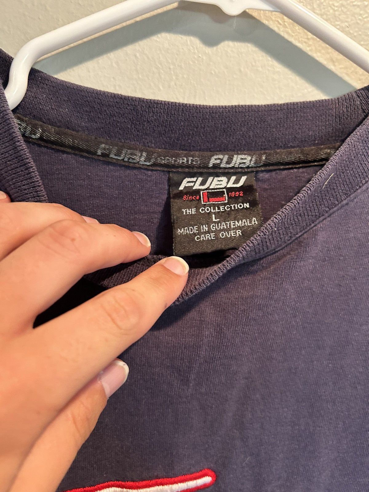 Fubu × Vintage Fubu Jersey t-shirt Size US L / EU 52-54 / 3 - 5 Thumbnail