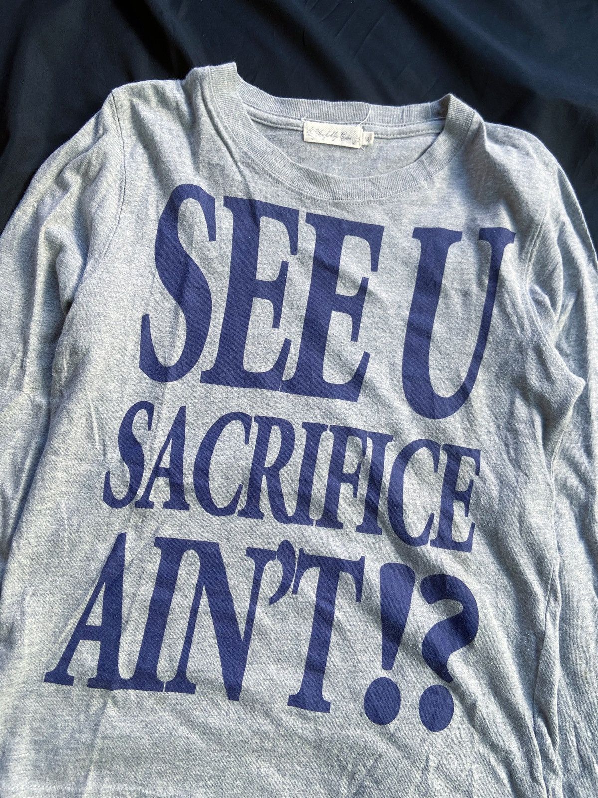 Japanese Brand SEE U SACRIFICE AIN'T !? LONG SLEEVE Size US S / EU 44-46 / 1 - 2 Thumbnail
