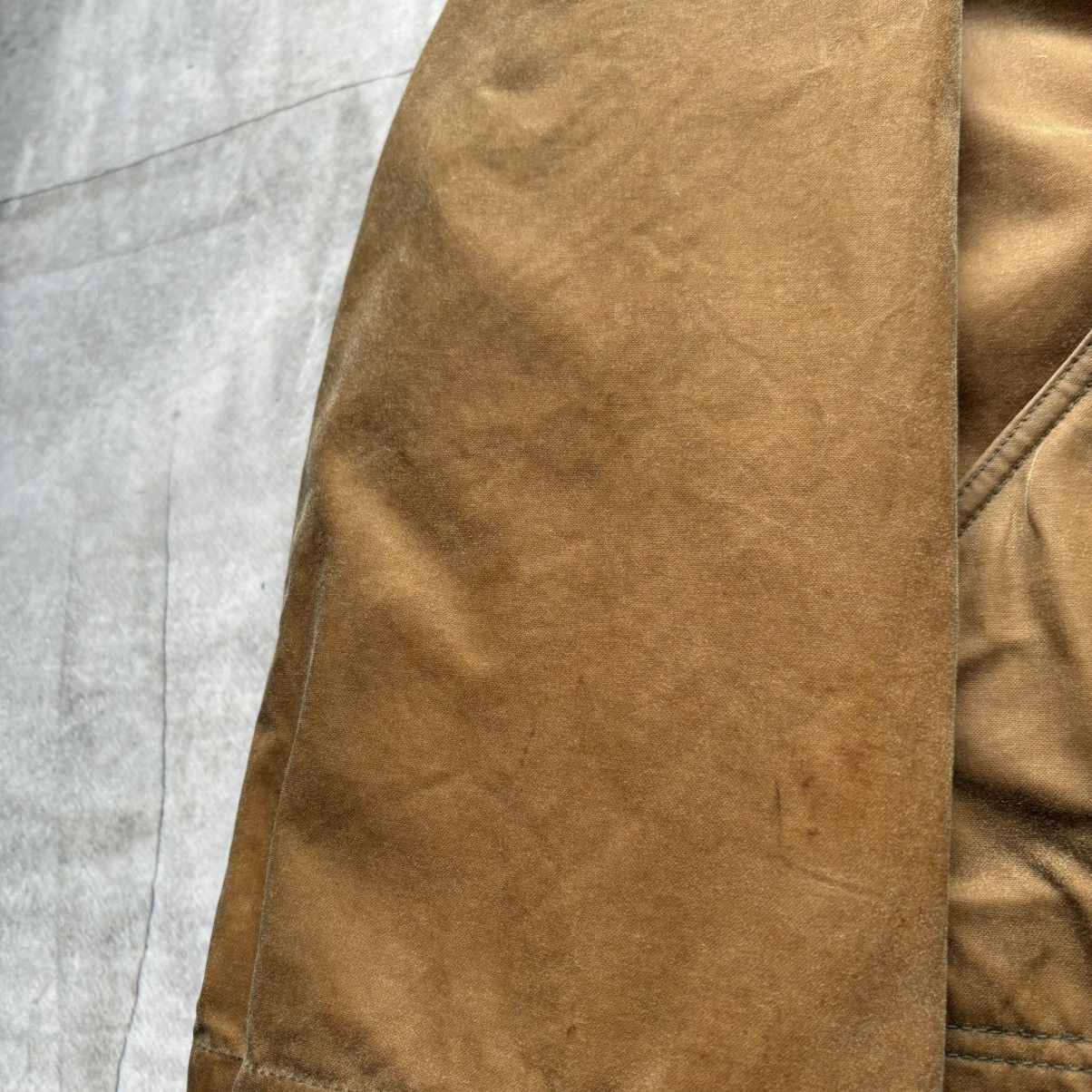 Filson vintage Filson Waxed Jacket USA Cover Cloth Field Tan worker Size US XL / EU 56 / 4 - 13 Thumbnail