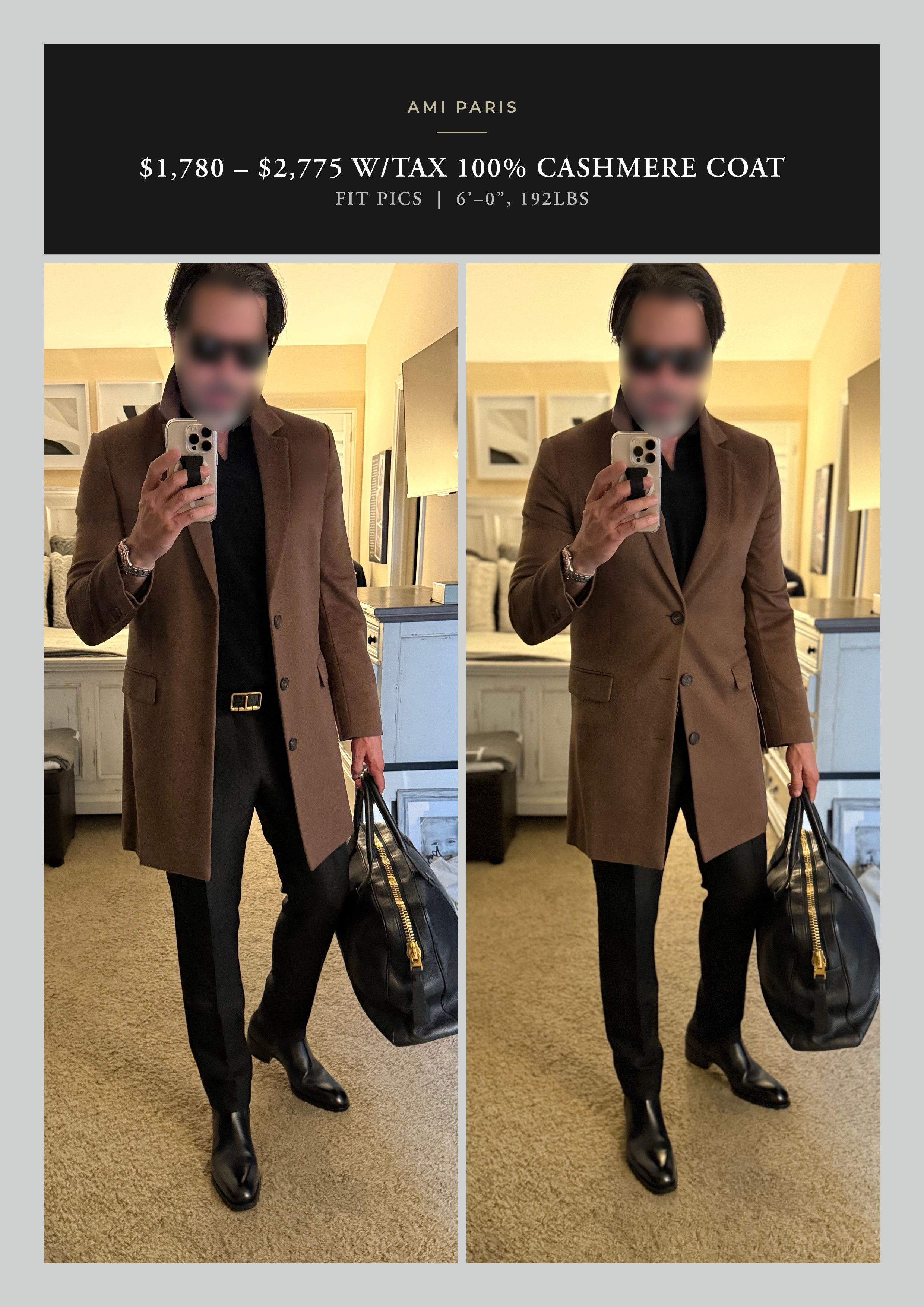 AMI Coveted $2K AMI Cashmere, Chris Evans Knives Out inspired Size US S / EU 44-46 / 1 - 5 Thumbnail