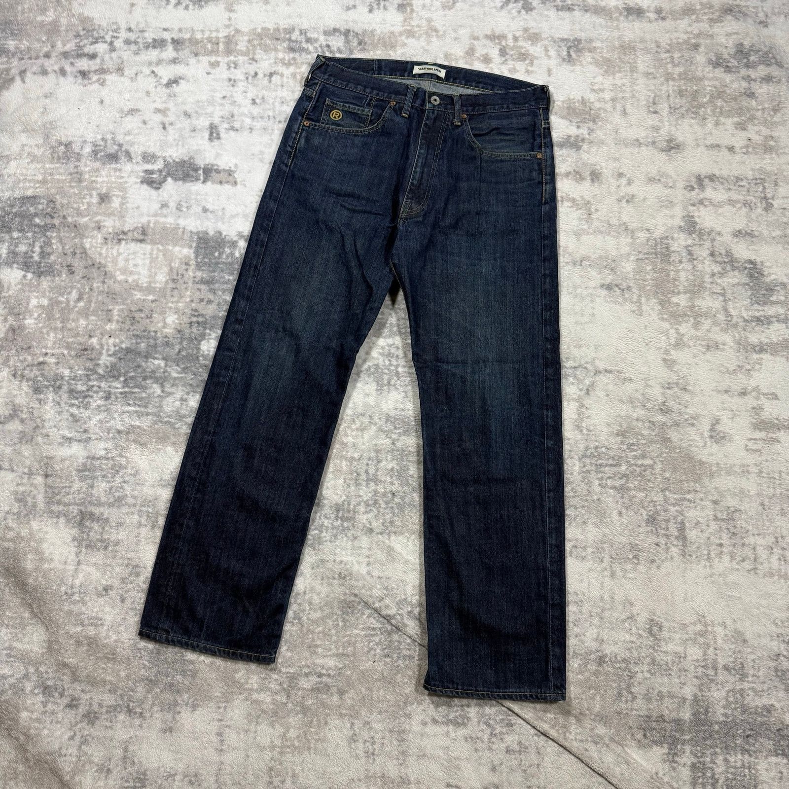 Bape × Nigo Authentic Bape 2000’s Shooting Star Jeans 32 Size US 32 / EU 48 - 3 Thumbnail