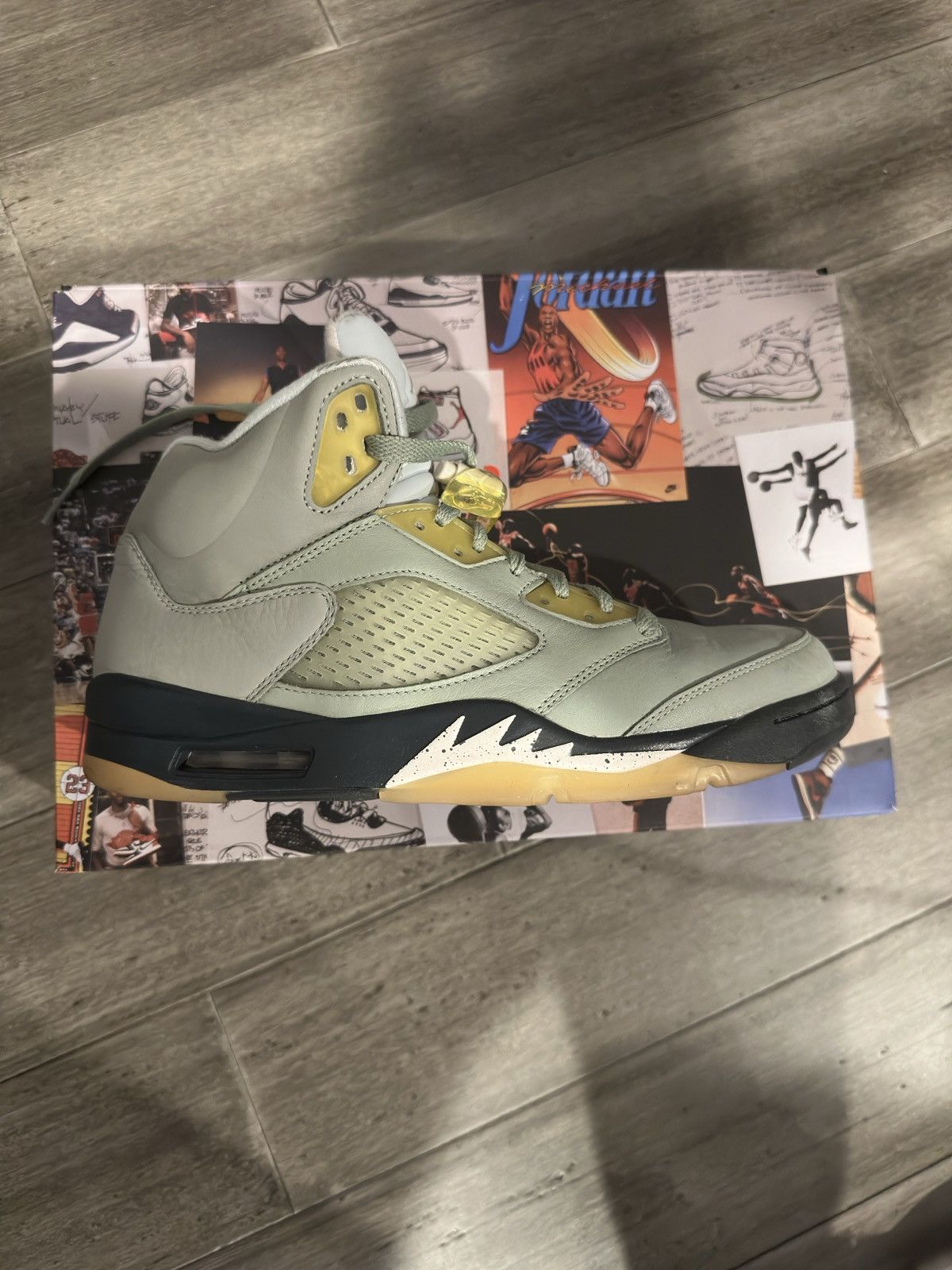 Jordan Brand × Nike Jade Green Air Jordan 5 Size US 8.5 / EU 41-42 - 1 Thumbnail