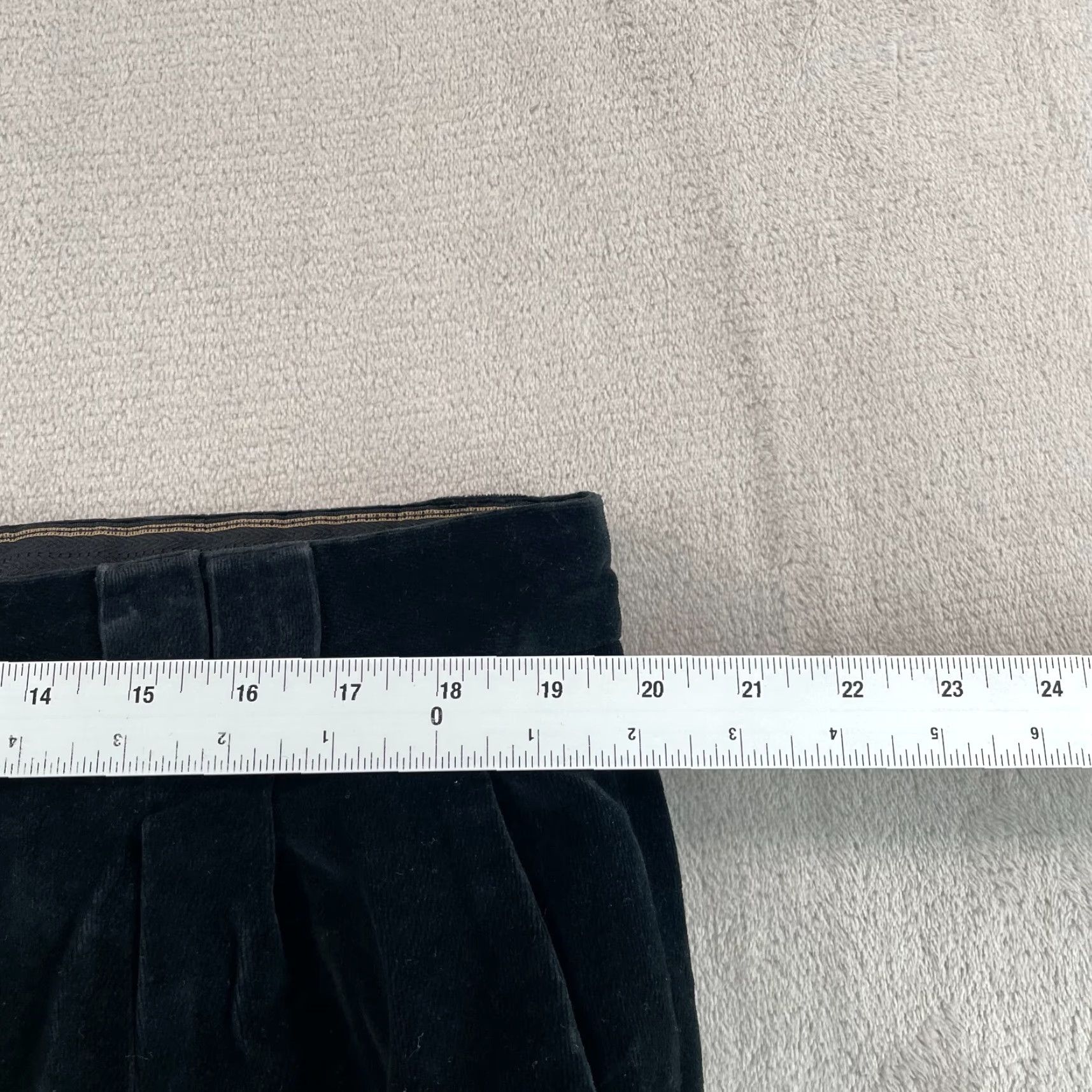 Ermenegildo Zegna Ermenegildo Zegna Pants Men 38x34 Black Velvet Straight Leg Italy Made Size US 38 / EU 54 - 7 Thumbnail