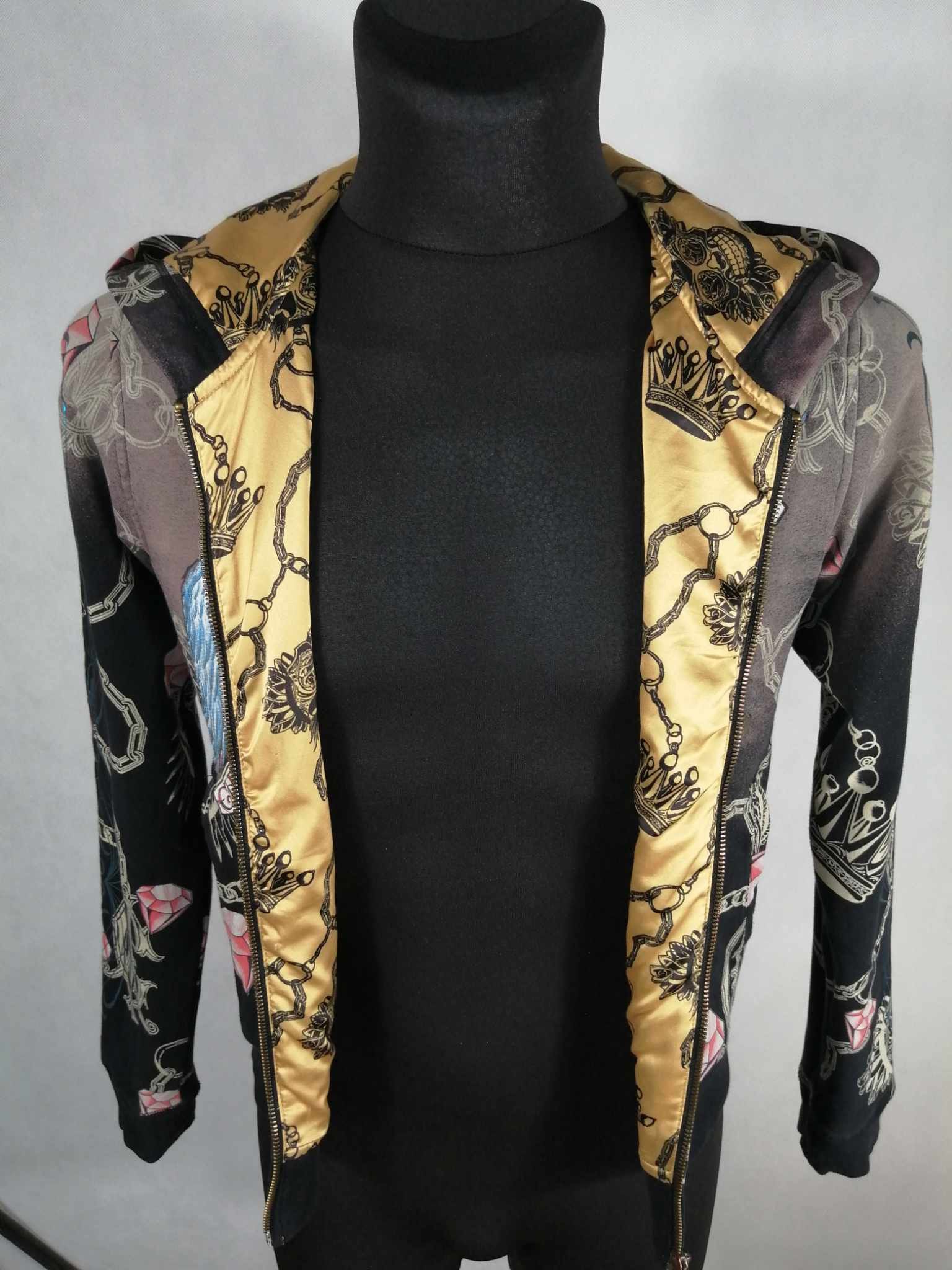Christian Audigier CHRISTIAN AUDIGIER Womens Zip Hoodie L Sweatshirt Vintage Size L / US 10 / IT 46 - 3 Thumbnail