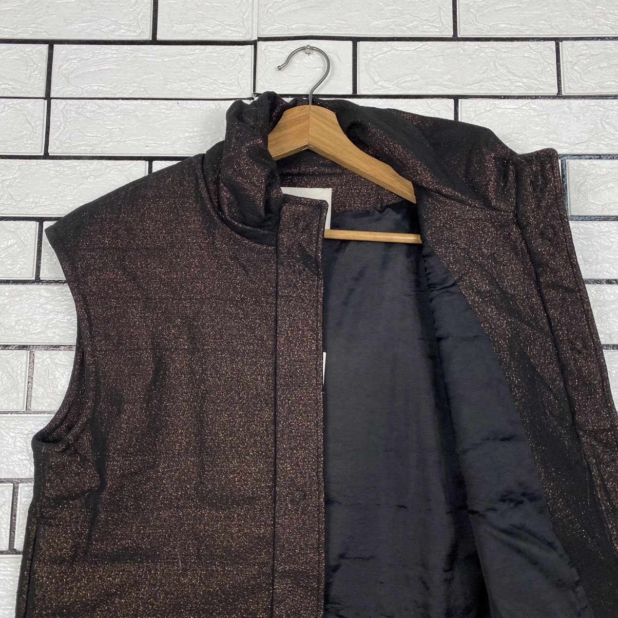 Japanese Brand 🔥CANVAS BY LANDS’ END BIKER VEST JACKET WORKER Size US S / EU 44-46 / 1 - 12 Thumbnail
