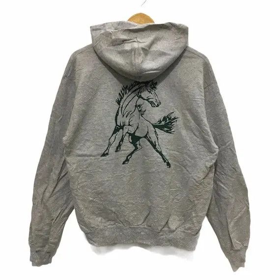 Champion CHAMPION Mustang 2002 Basketball Big Logo Hoodie Pullover Size US M / EU 48-50 / 2 - 1 Thumbnail