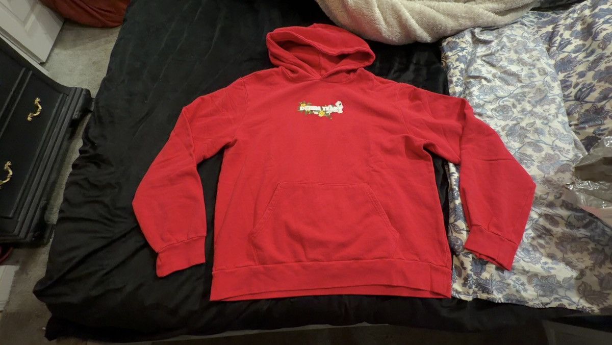 DENIM TEARS Denim Tears Red Hooded Pullover Size XL NEW WITH TAGS Size US XL / EU 56 / 4 - 1 Thumbnail