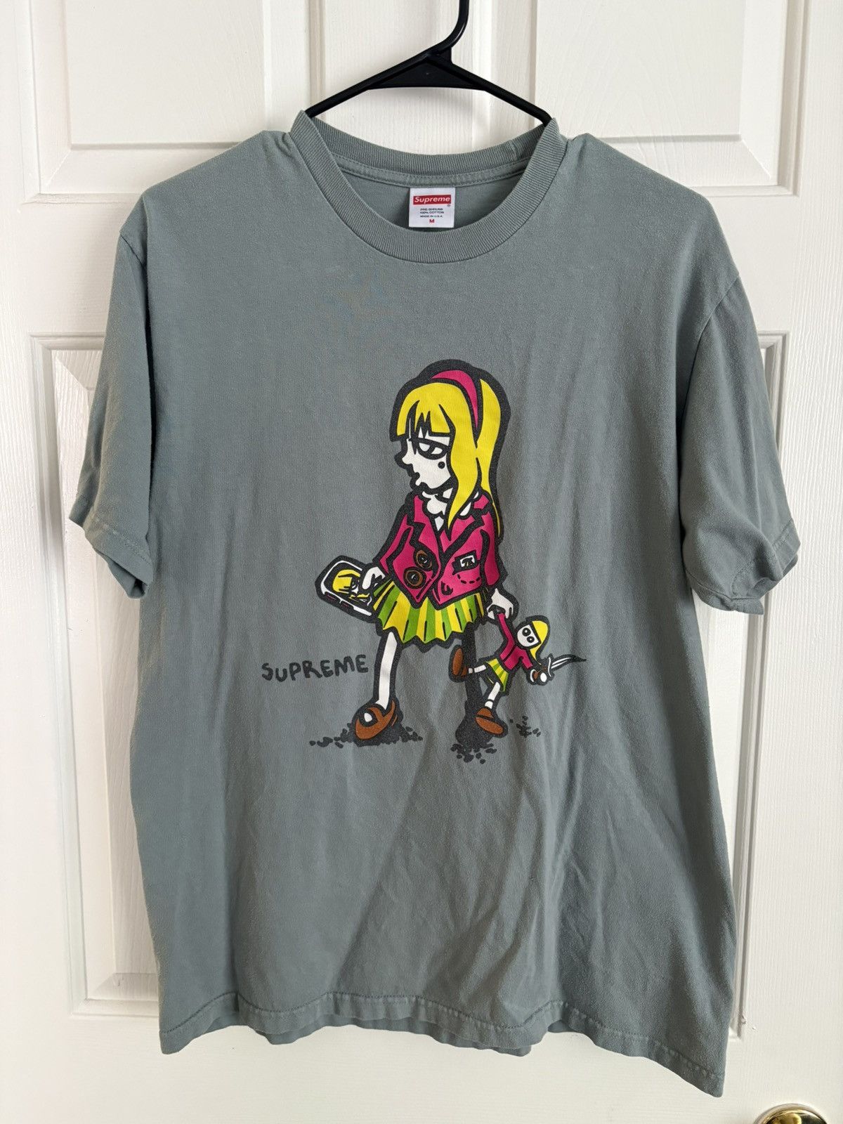 シュプリーム Ｔシャツ スージー・スイッチブレード Lサイズ グレー 灰色 シュプリーム Tシャツ スージー・スイッチブレード Sサイズ