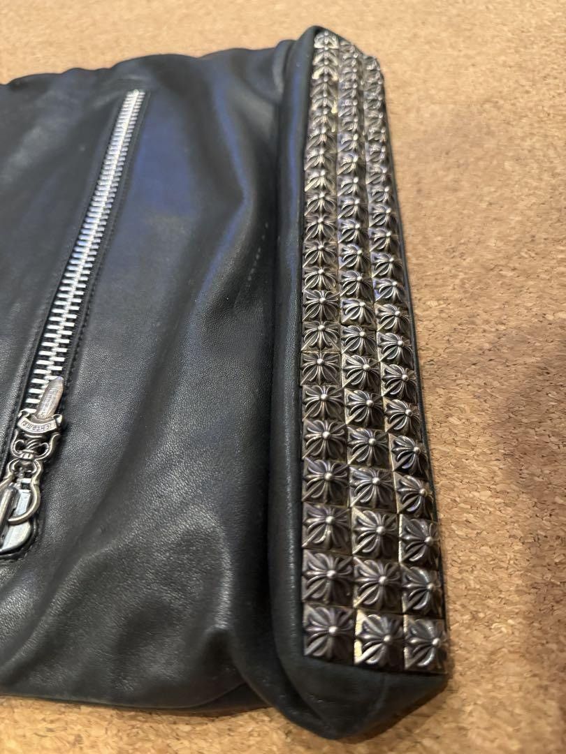 Chrome Hearts CH Pyramid Studs Clutch Bag Size ONE SIZE - 7 Thumbnail